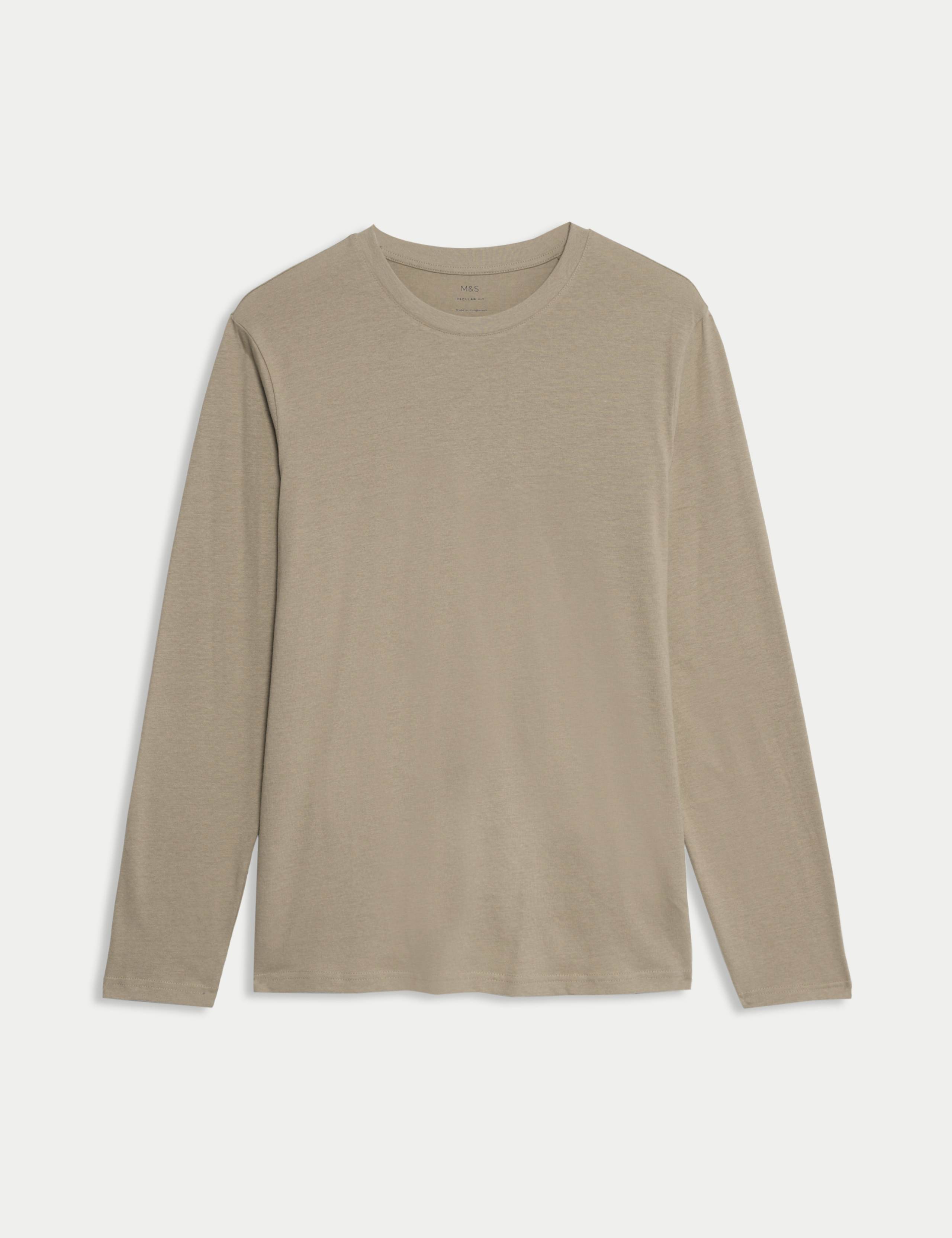Pure Cotton Long Sleeve T-Shirt 2 of 5