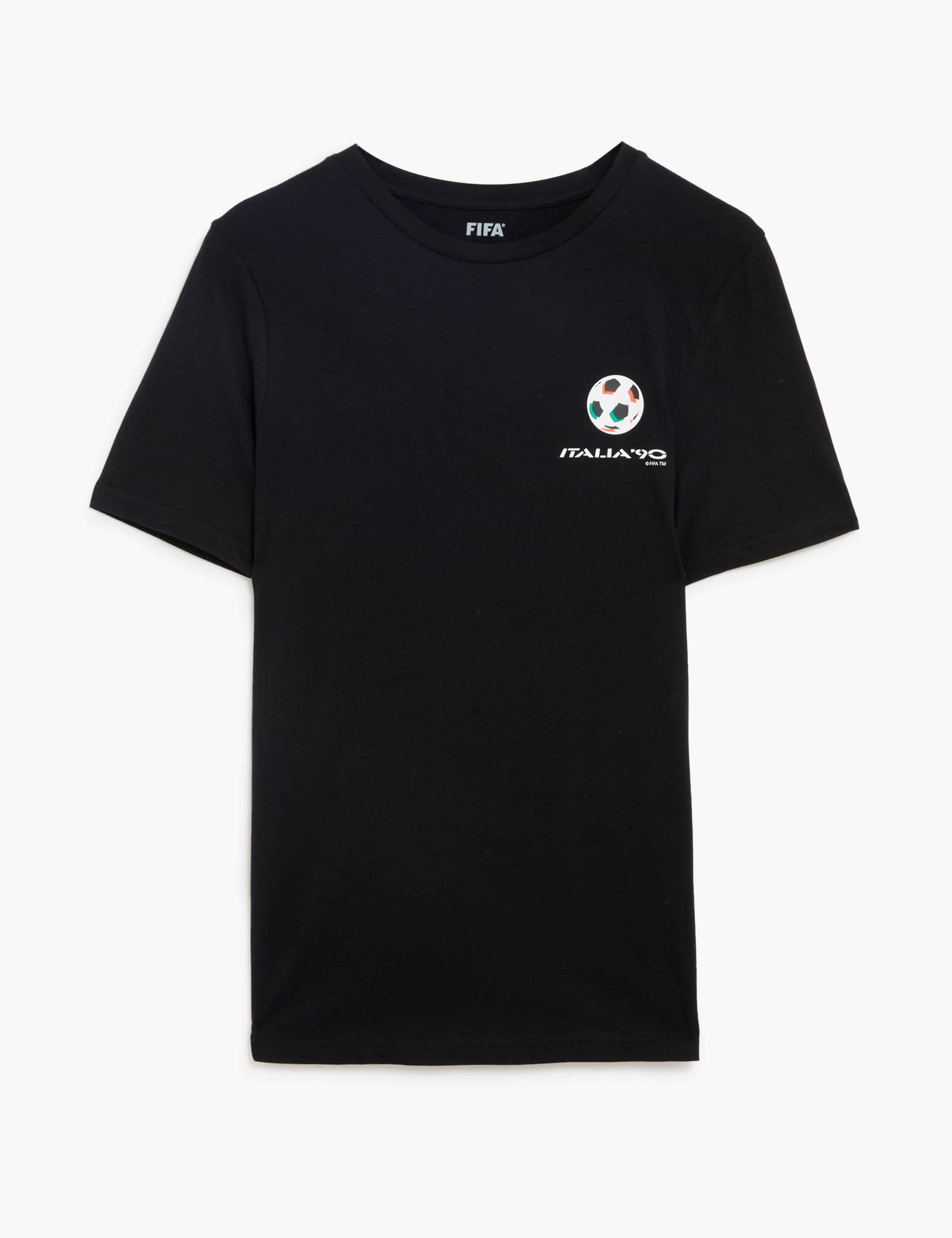 Pure Cotton Italia Football T-Shirt 1 of 2