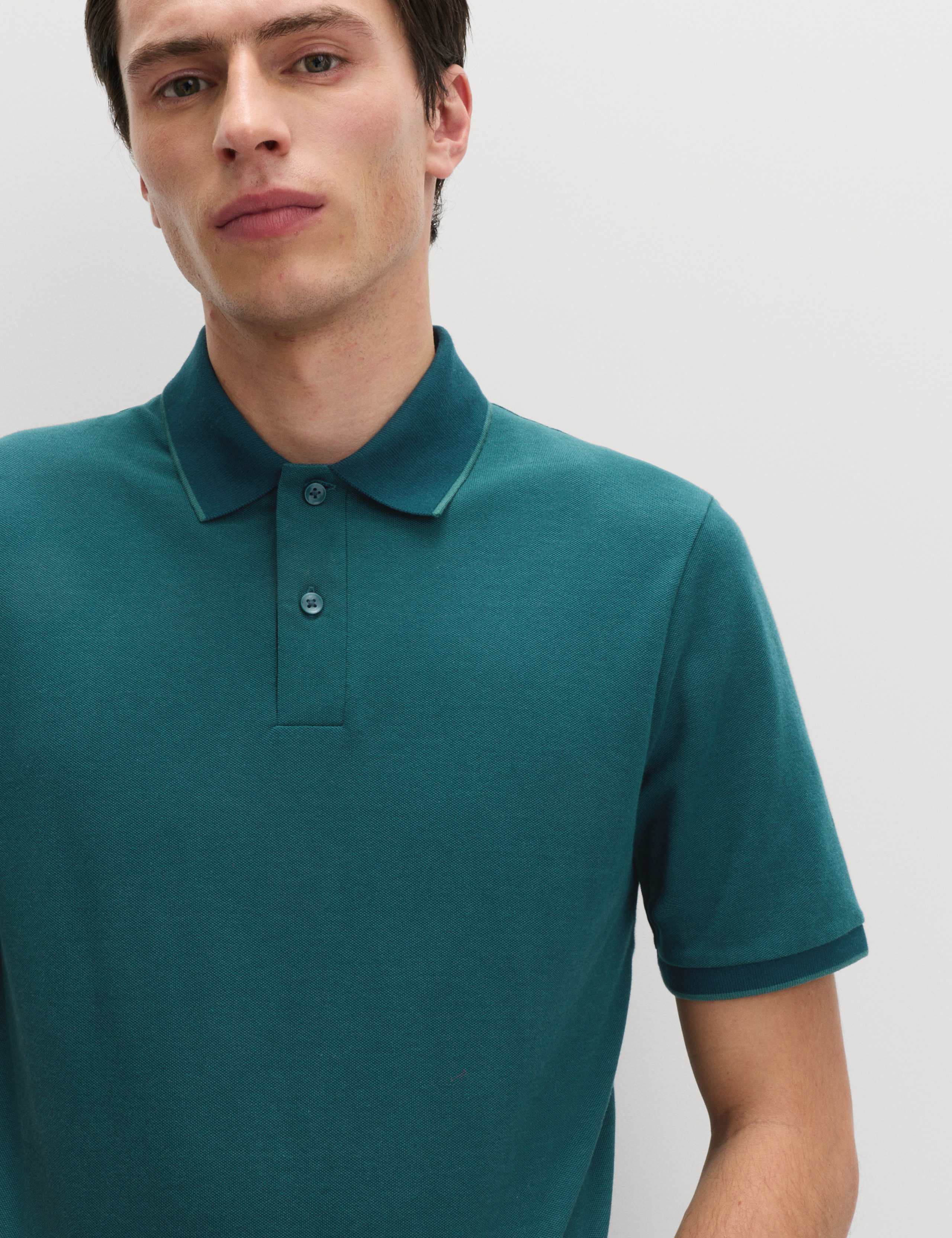 Ultimate Tipped Pique Polo Shirt 1 of 5