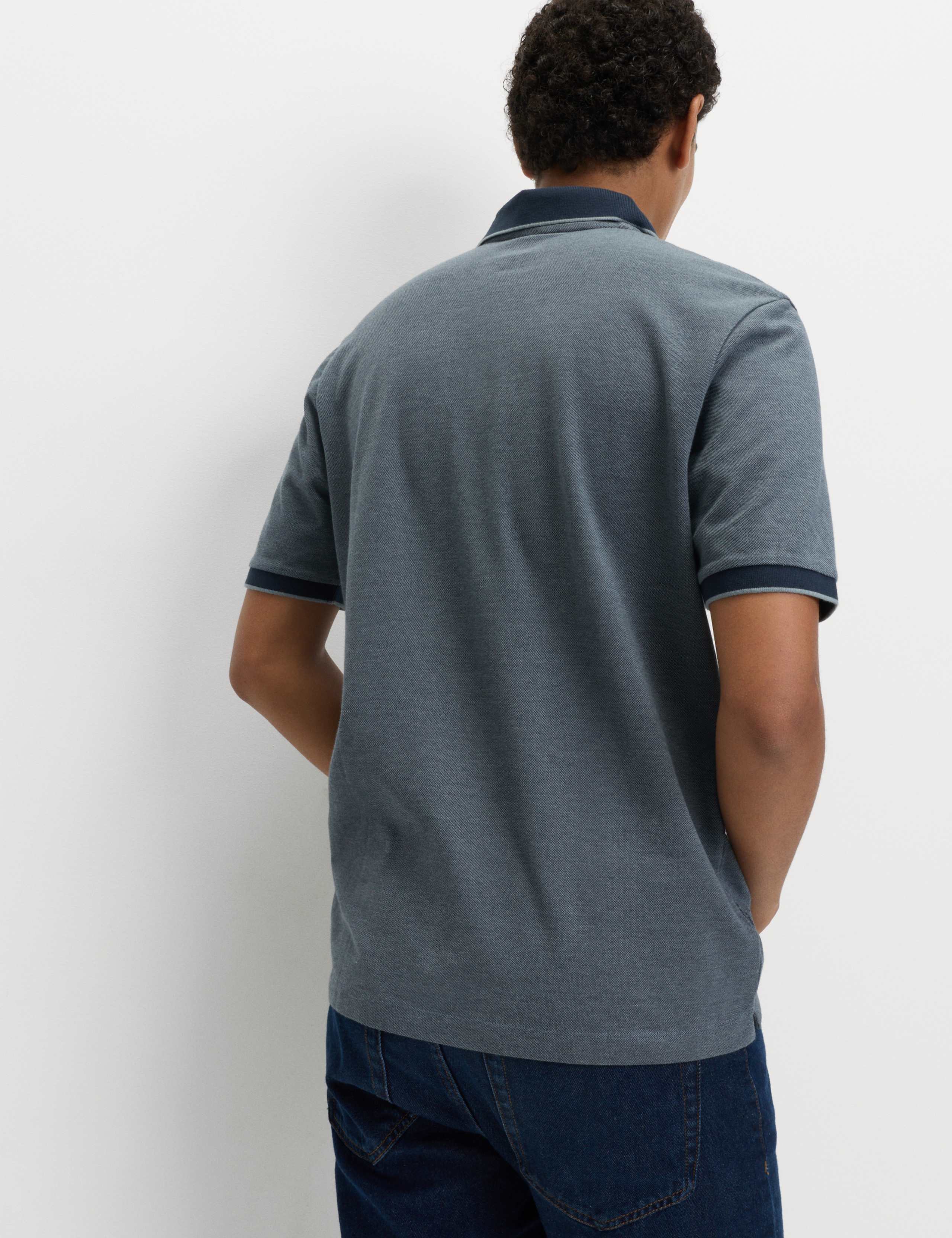 Ultimate Tipped Pique Polo Shirt 3 of 4