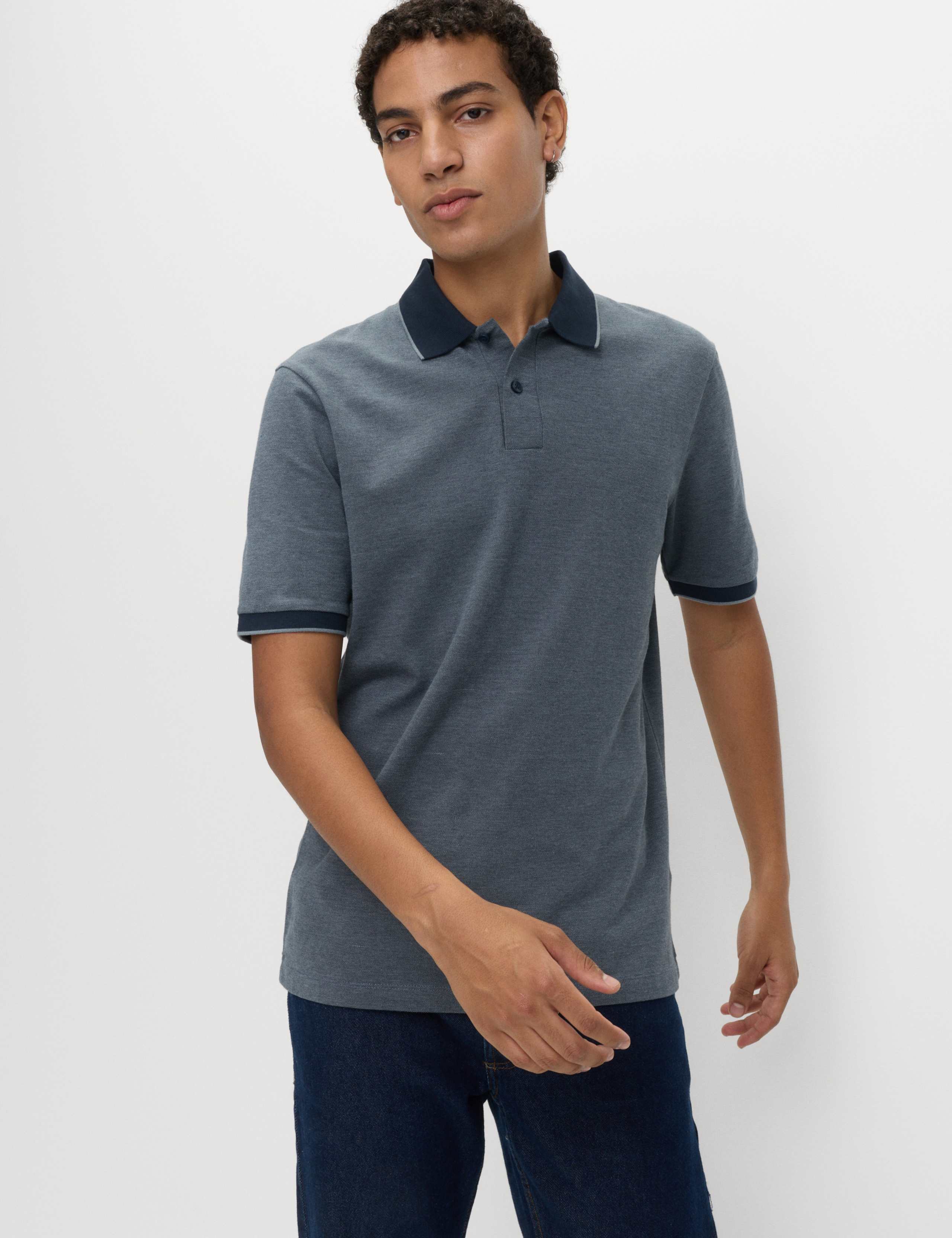 Ultimate Tipped Pique Polo Shirt 4 of 4