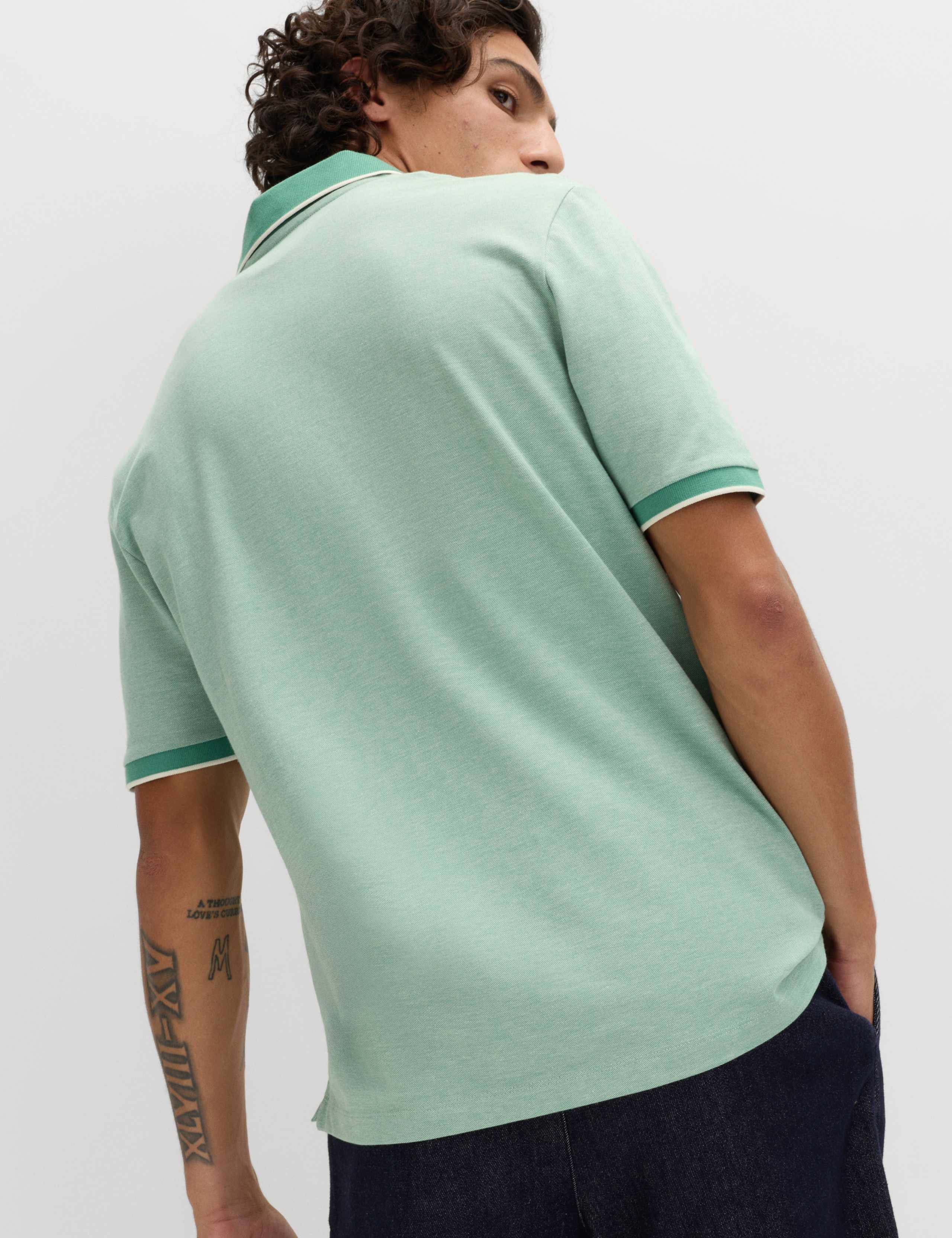 Ultimate Tipped Pique Polo Shirt 4 of 5