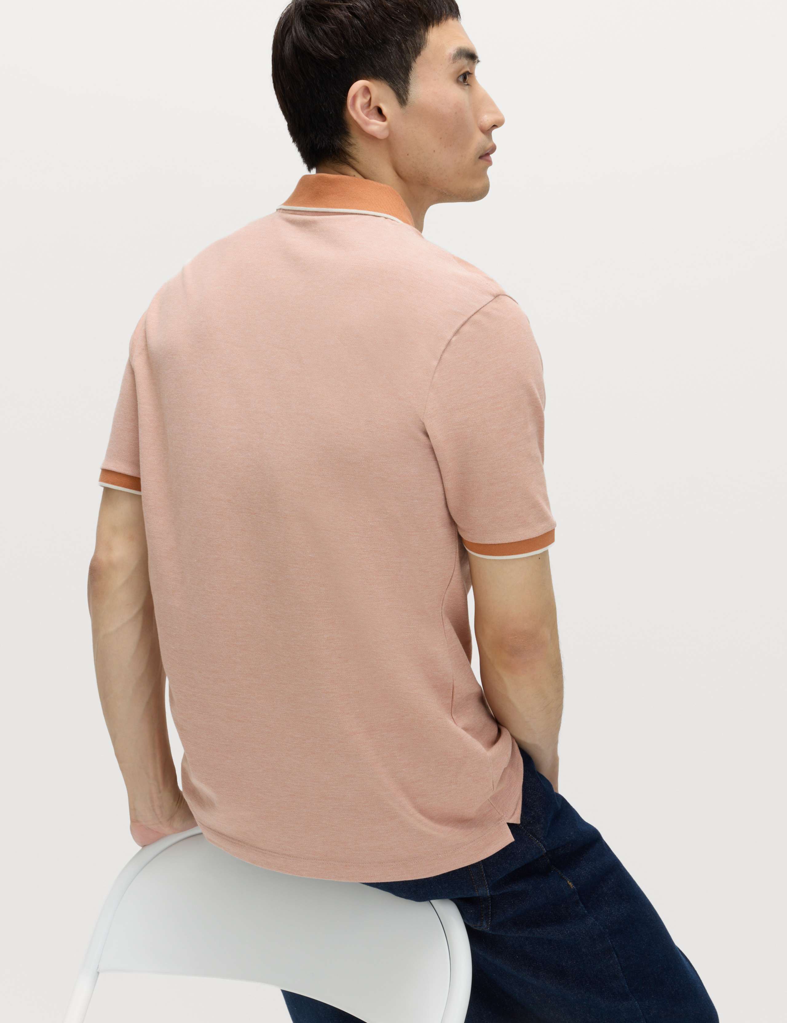 Ultimate Tipped Pique Polo Shirt 4 of 6