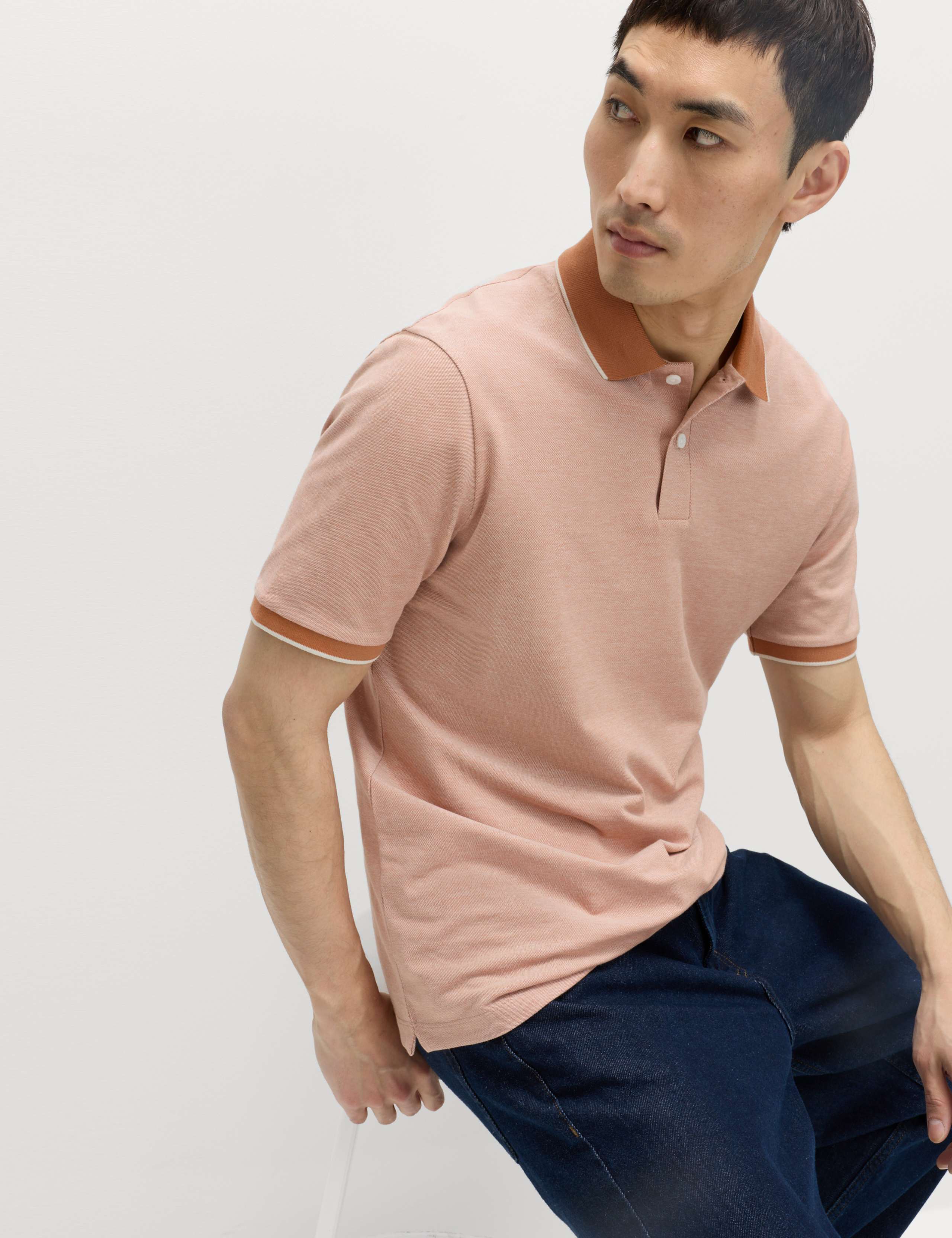 Ultimate Tipped Pique Polo Shirt 6 of 6