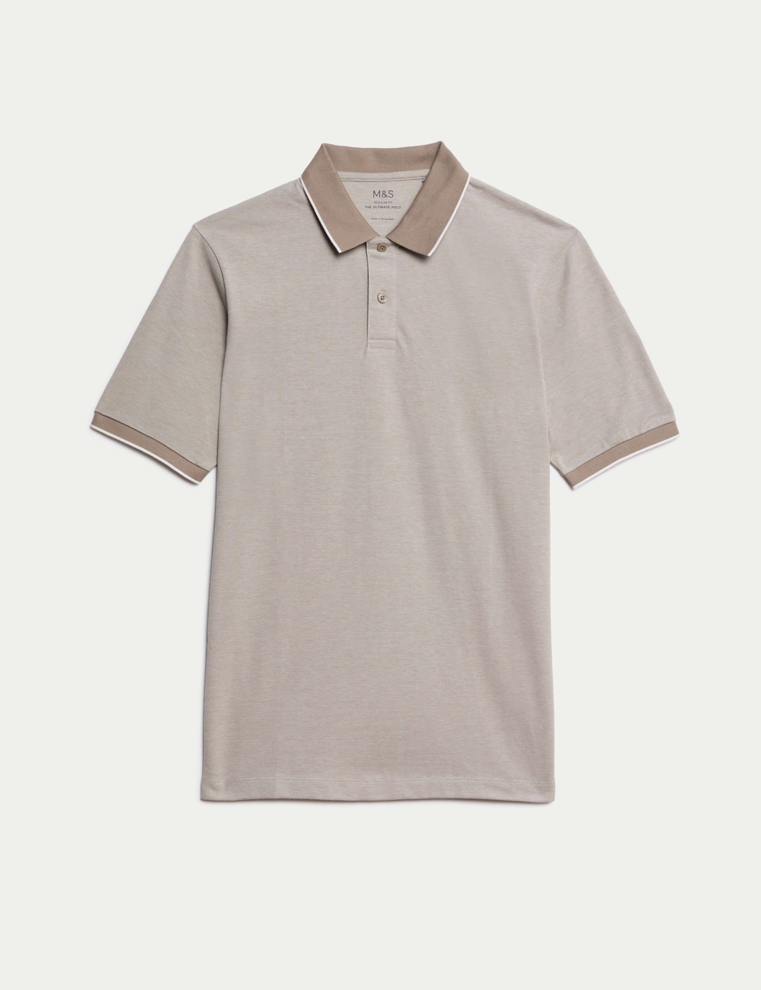 Ultimate Tipped Pique Polo Shirt 2 of 6