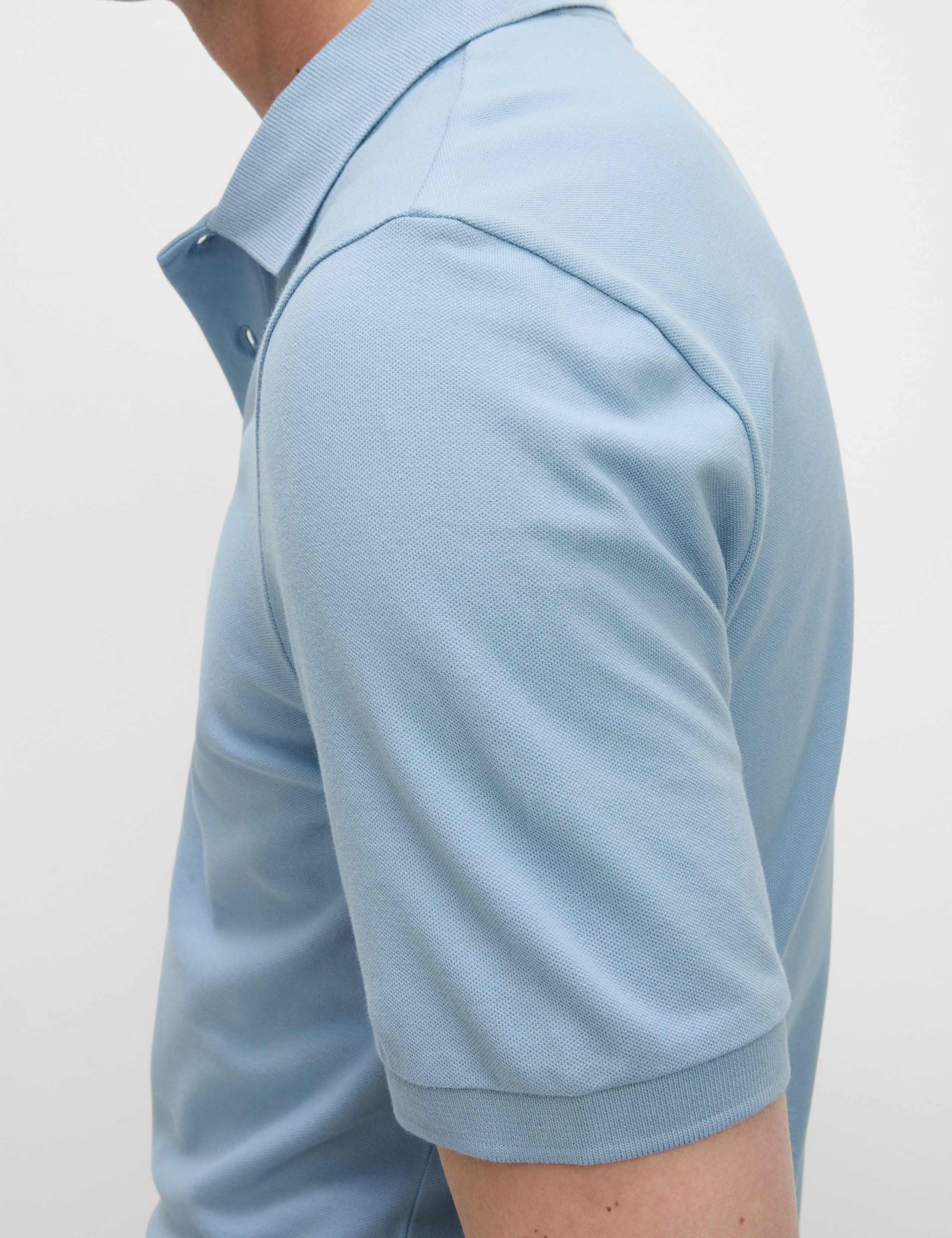 Slim Fit Cotton Rich Pique Polo Shirt 5 of 5