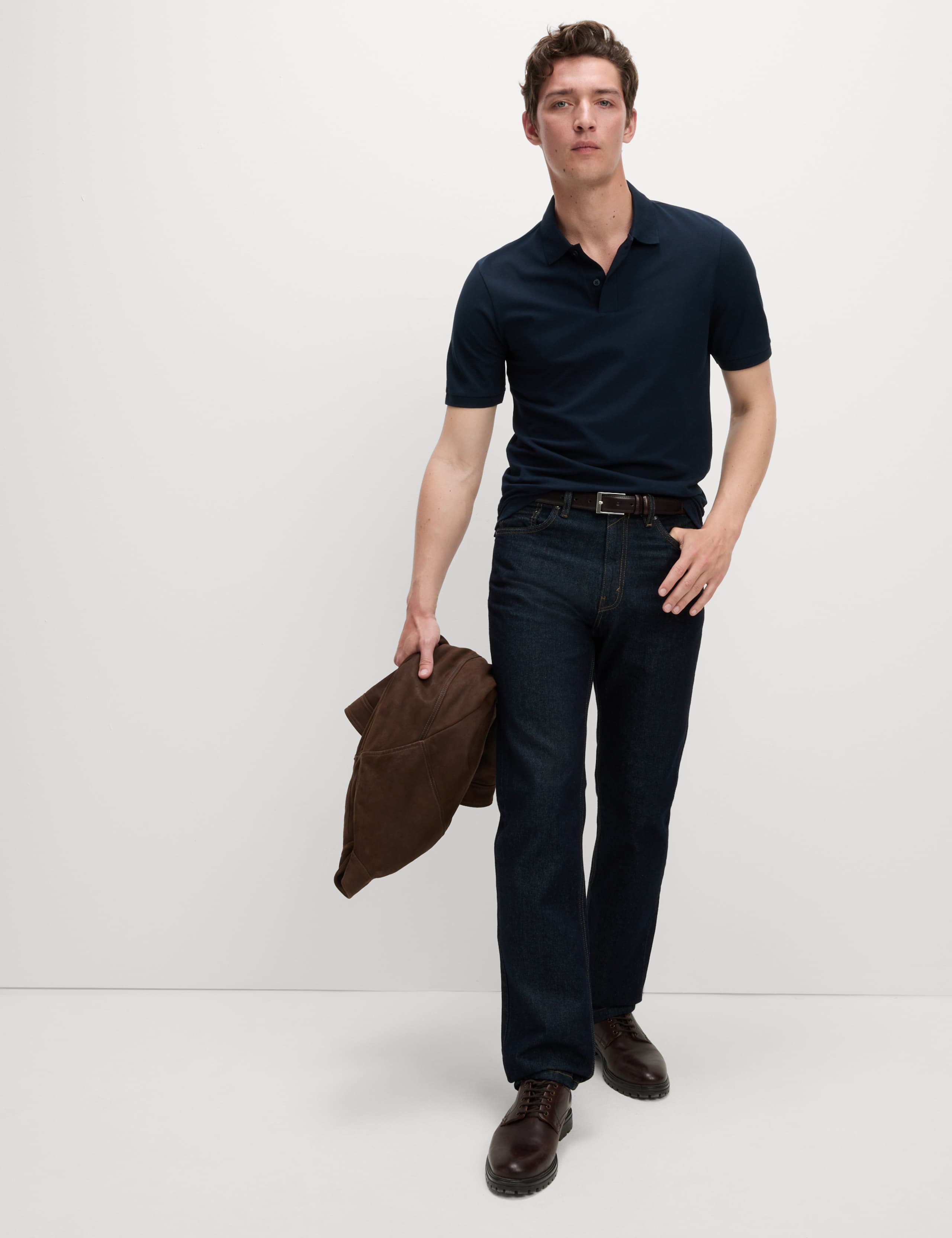 Slim Fit Cotton Rich Pique Polo Shirt 4 of 6