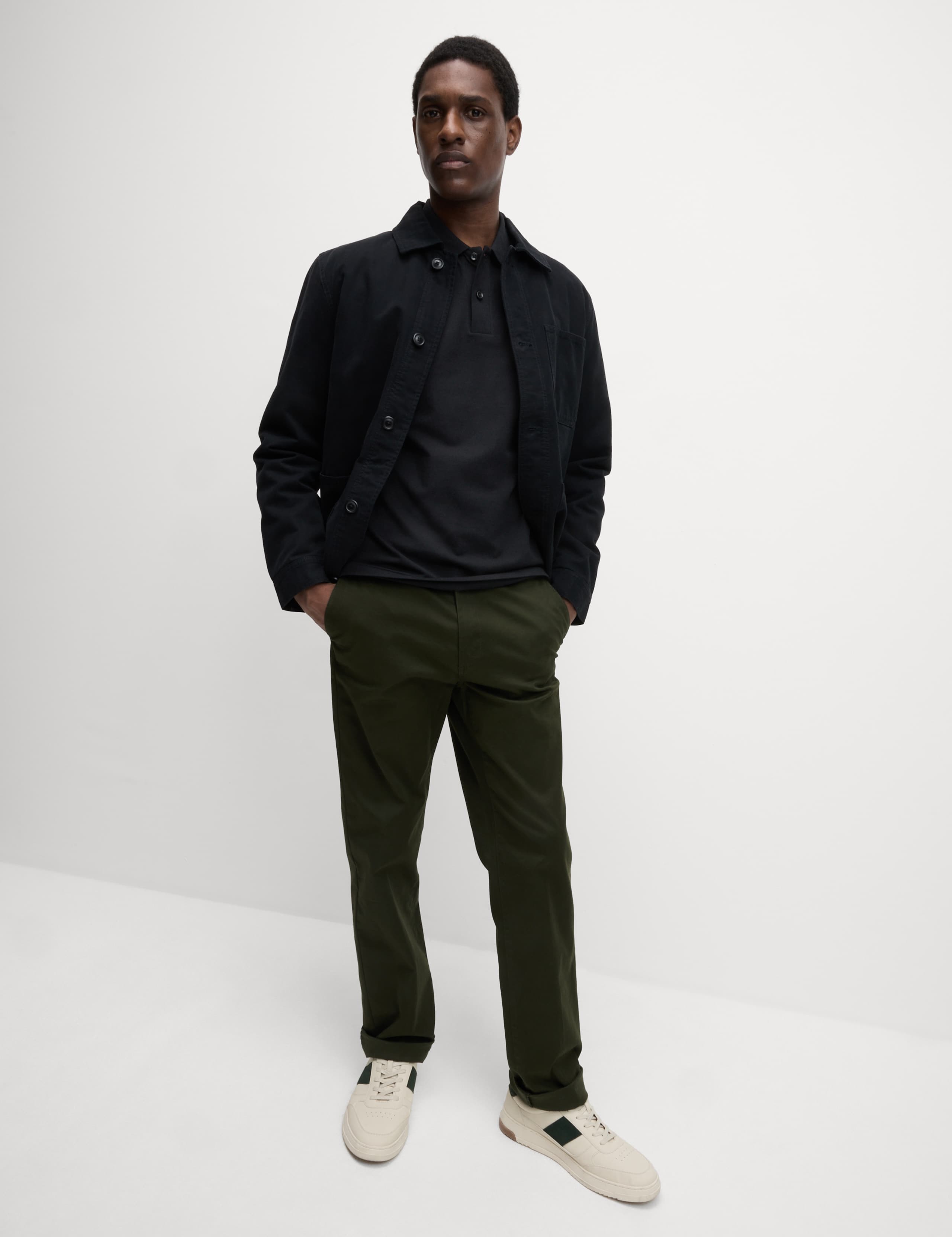 Slim Fit Cotton Rich Pique Polo Shirt 4 of 5