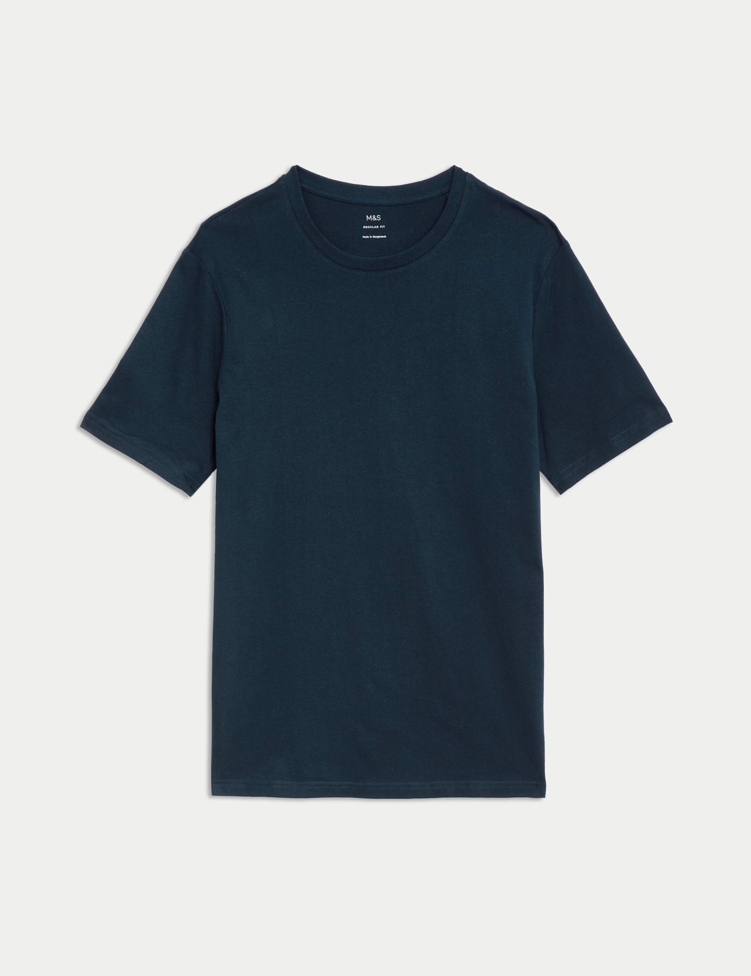 Regular Fit Pure Cotton Crew Neck T-Shirt 1 of 1