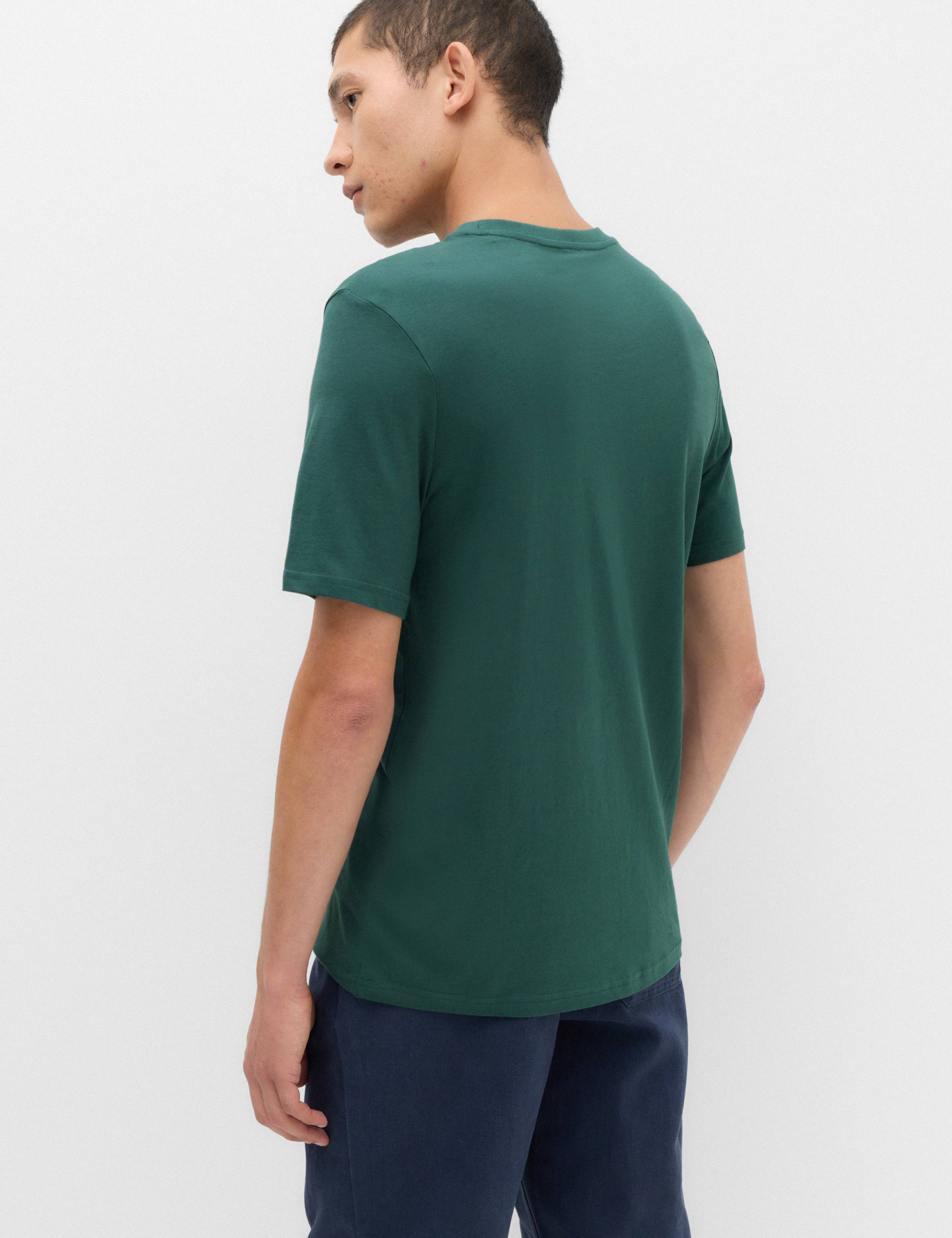 Pure Cotton Regular Fit Crew Neck T-Shirt 4 of 5