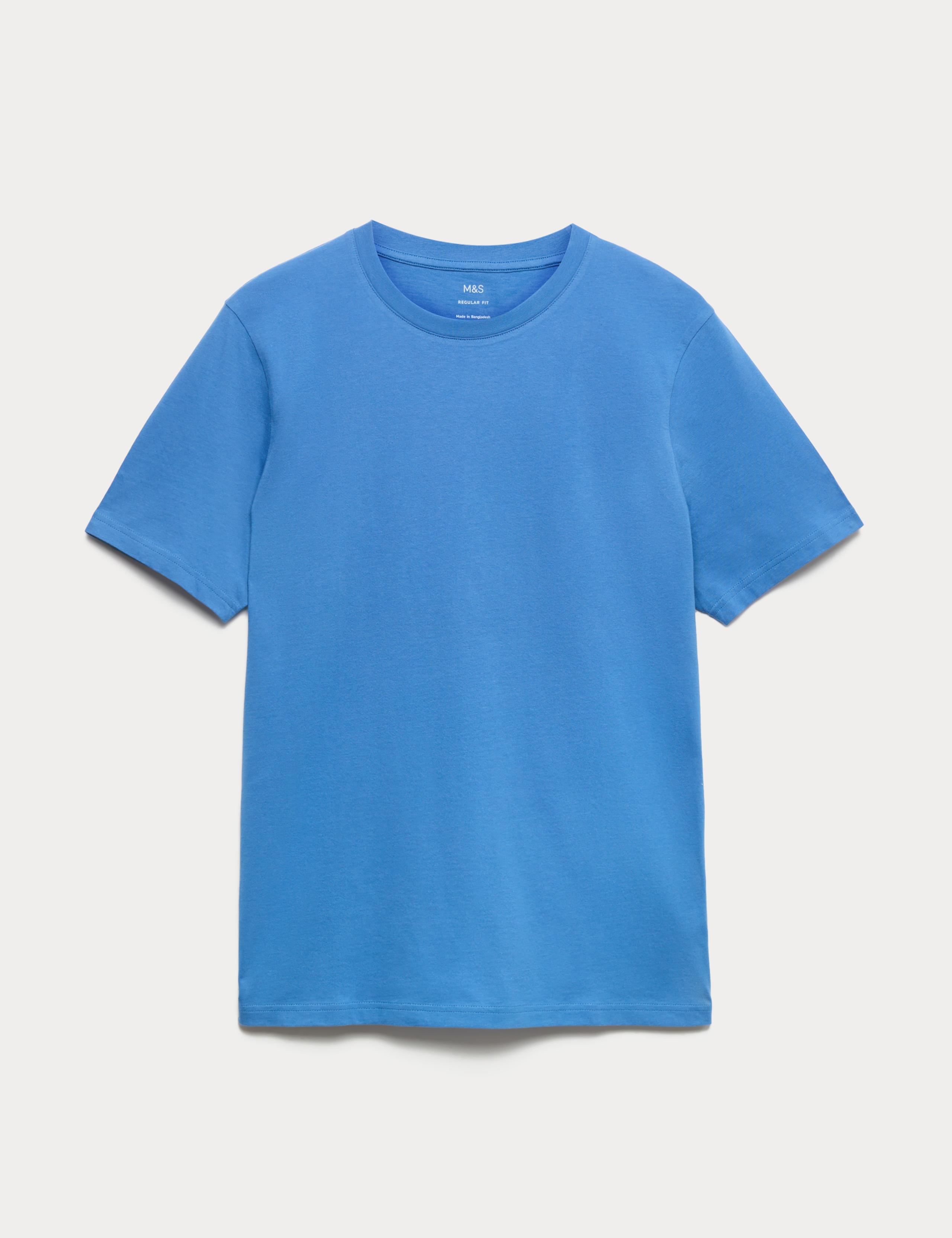 Regular Fit Pure Cotton Crew Neck T-Shirt 2 of 5