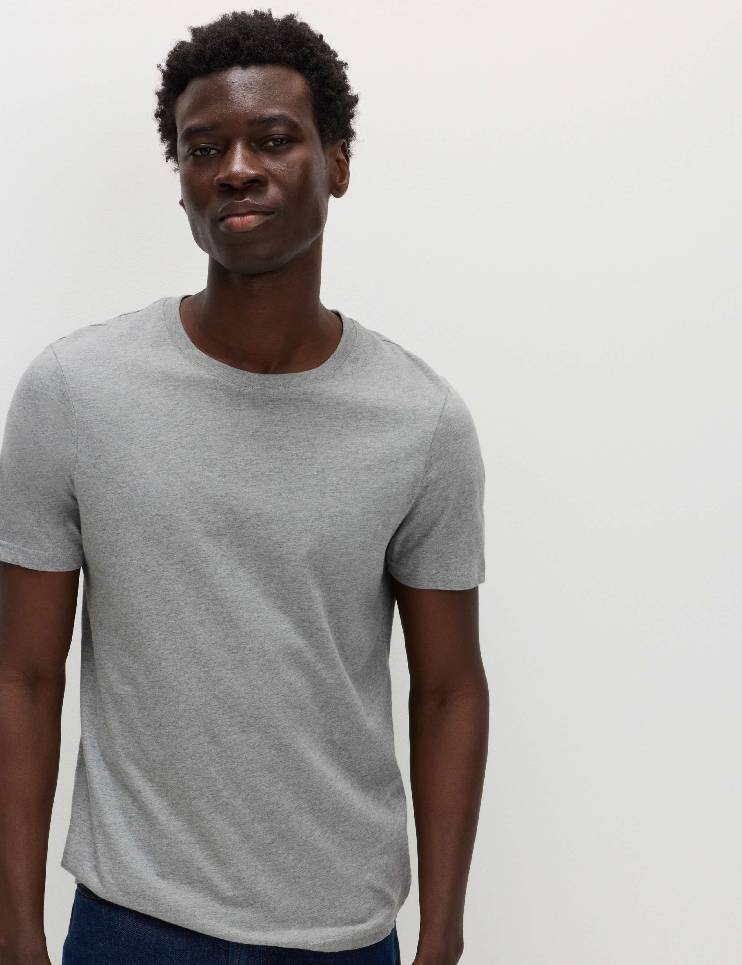 Regular Fit Pure Cotton Crew Neck T-Shirt 1 of 6