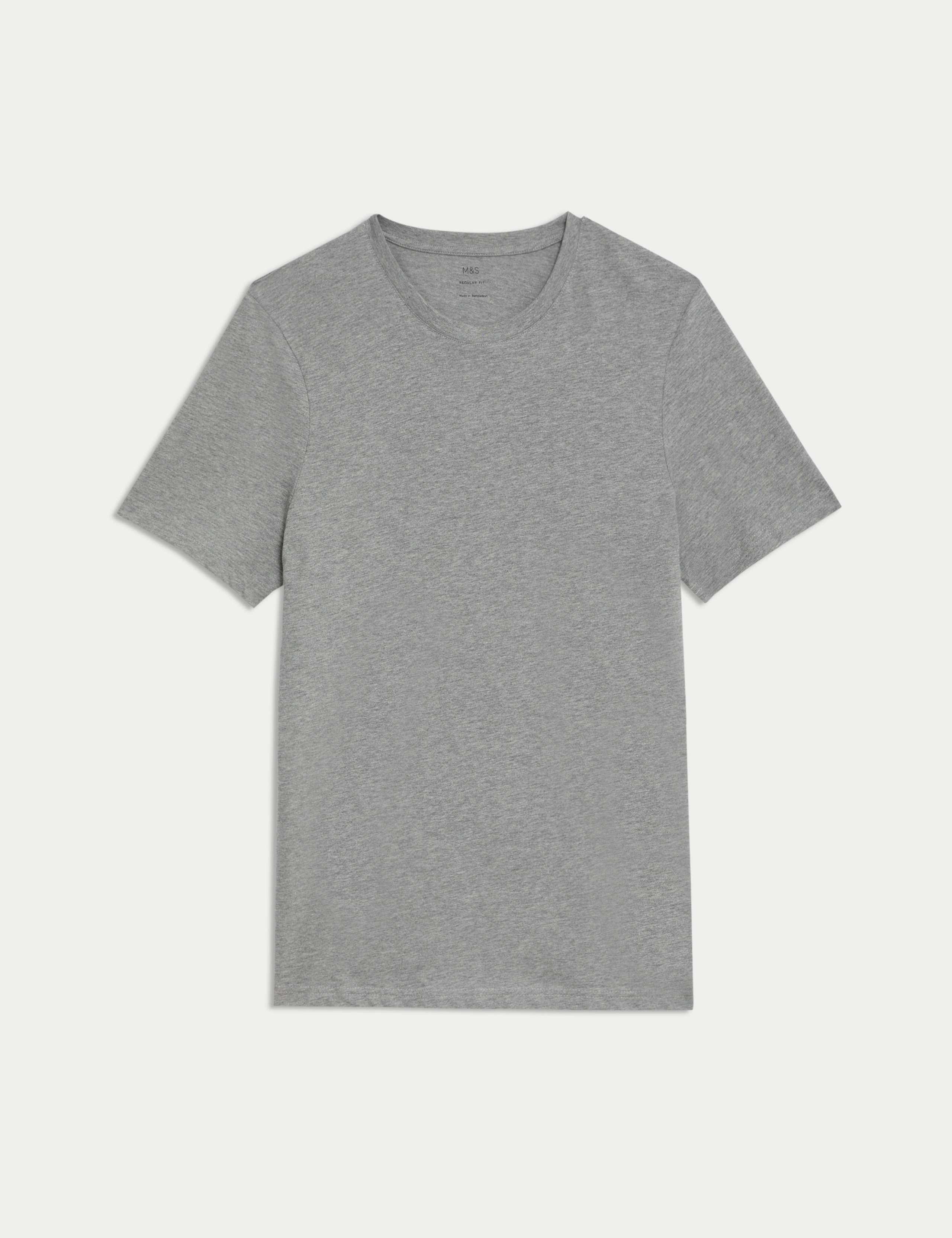Regular Fit Pure Cotton Crew Neck T-Shirt 1 of 1