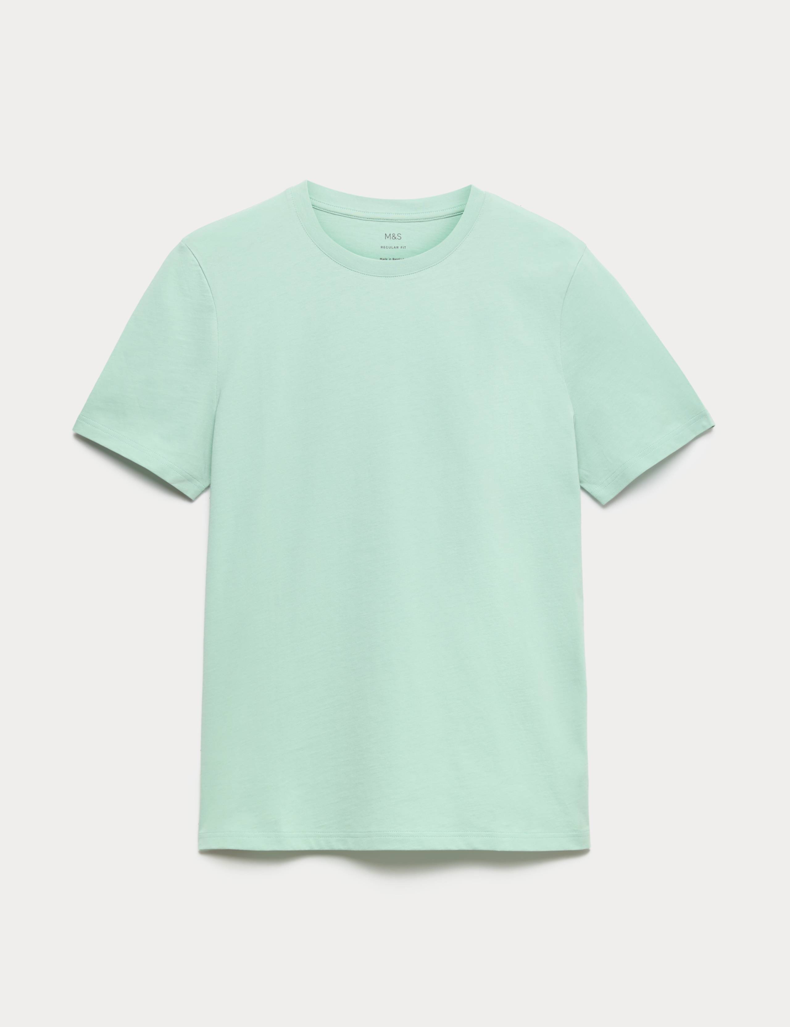 Regular Fit Pure Cotton Crew Neck T-Shirt 2 of 5