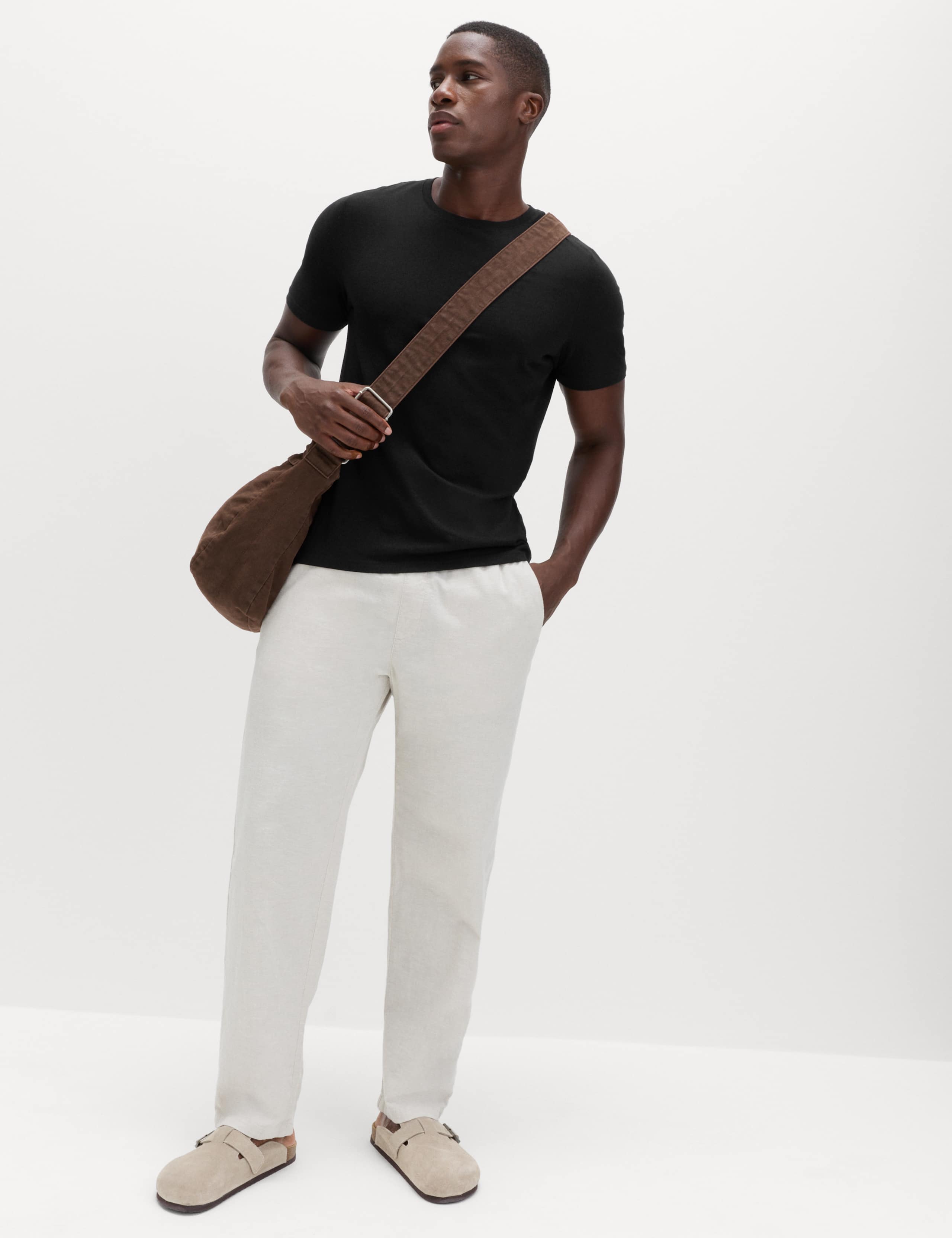 Pure Cotton Regular Fit Crew Neck T-Shirt 5 of 6