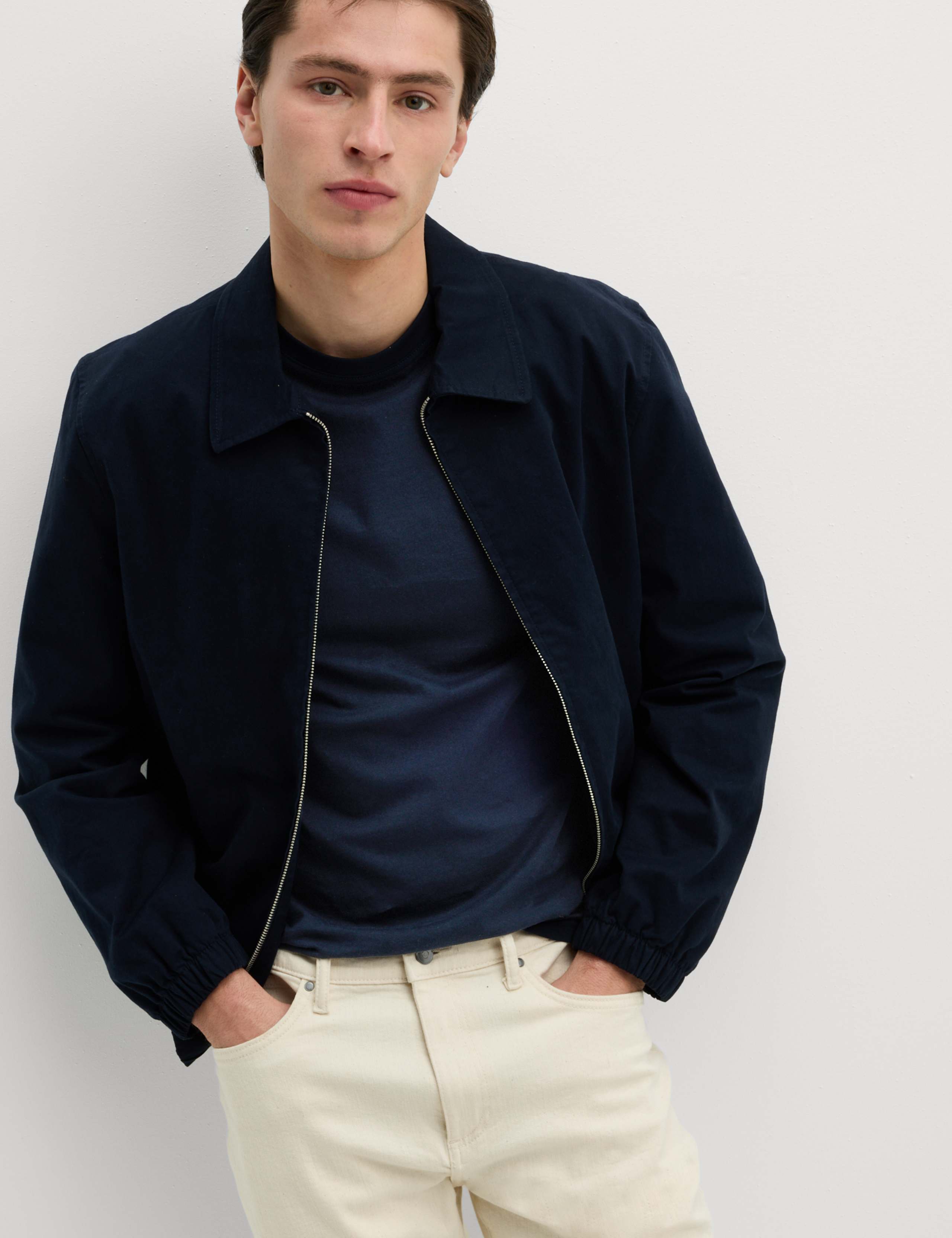 Slim Fit Pure Cotton Crew Neck T-Shirt 3 of 6