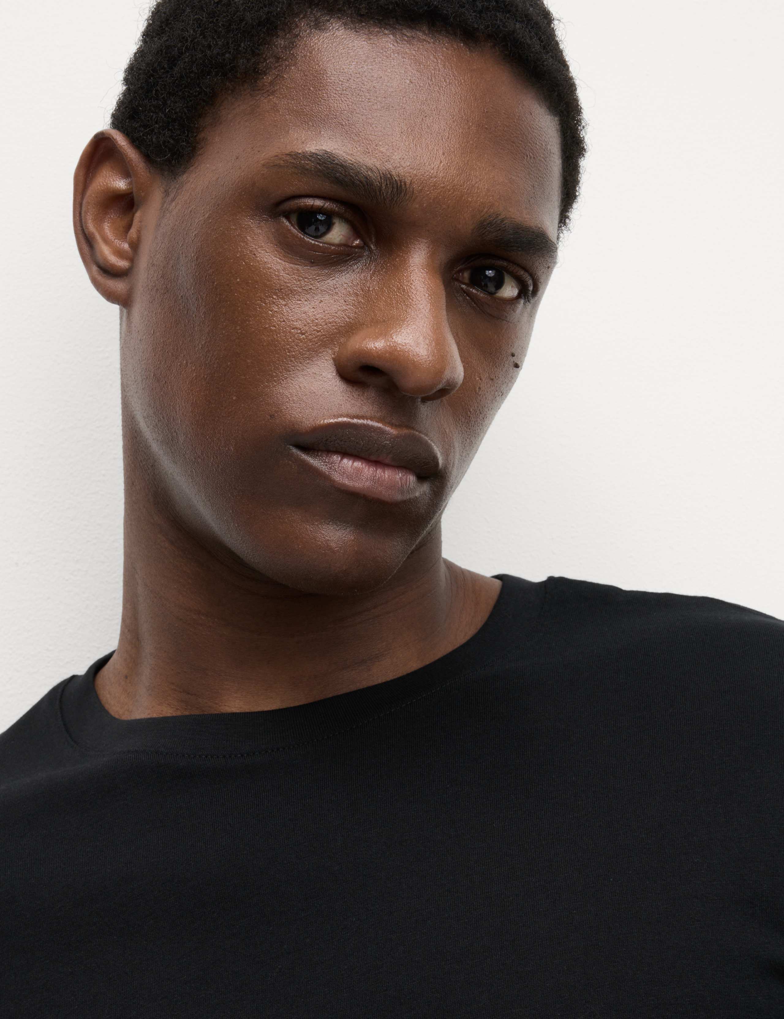 Slim Fit Pure Cotton Crew Neck T-Shirt 4 of 5