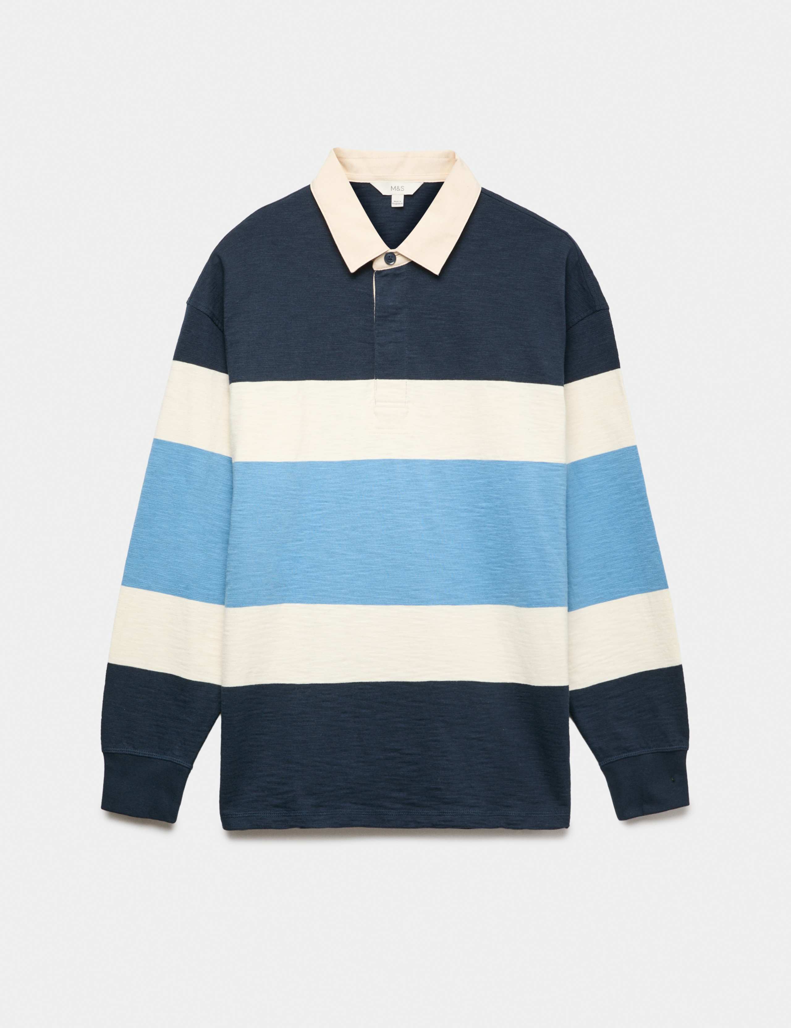 Pure Cotton Colour Block Rugby Shirt 2 of 5