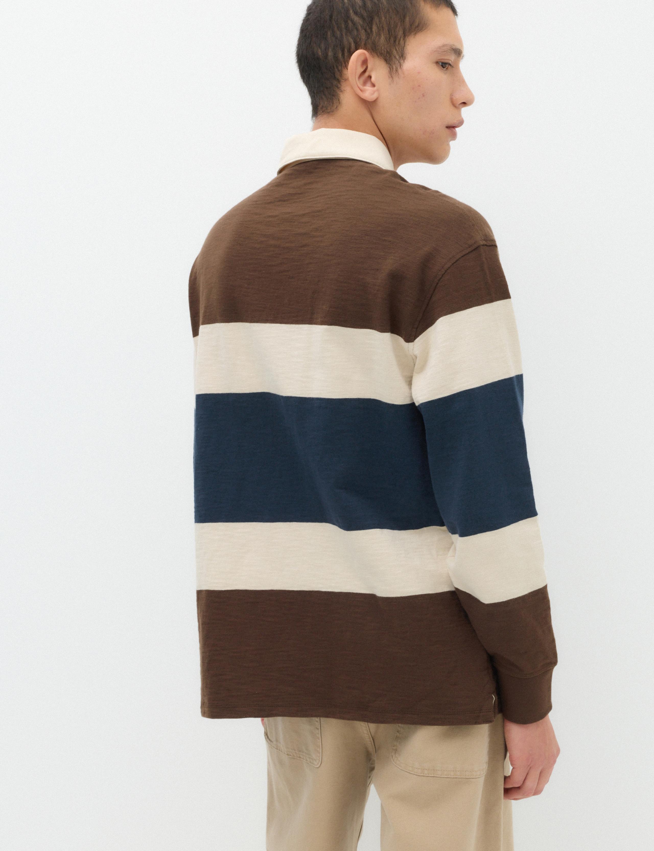 Pure Cotton Colour Block Rugby Shirt 5 of 7