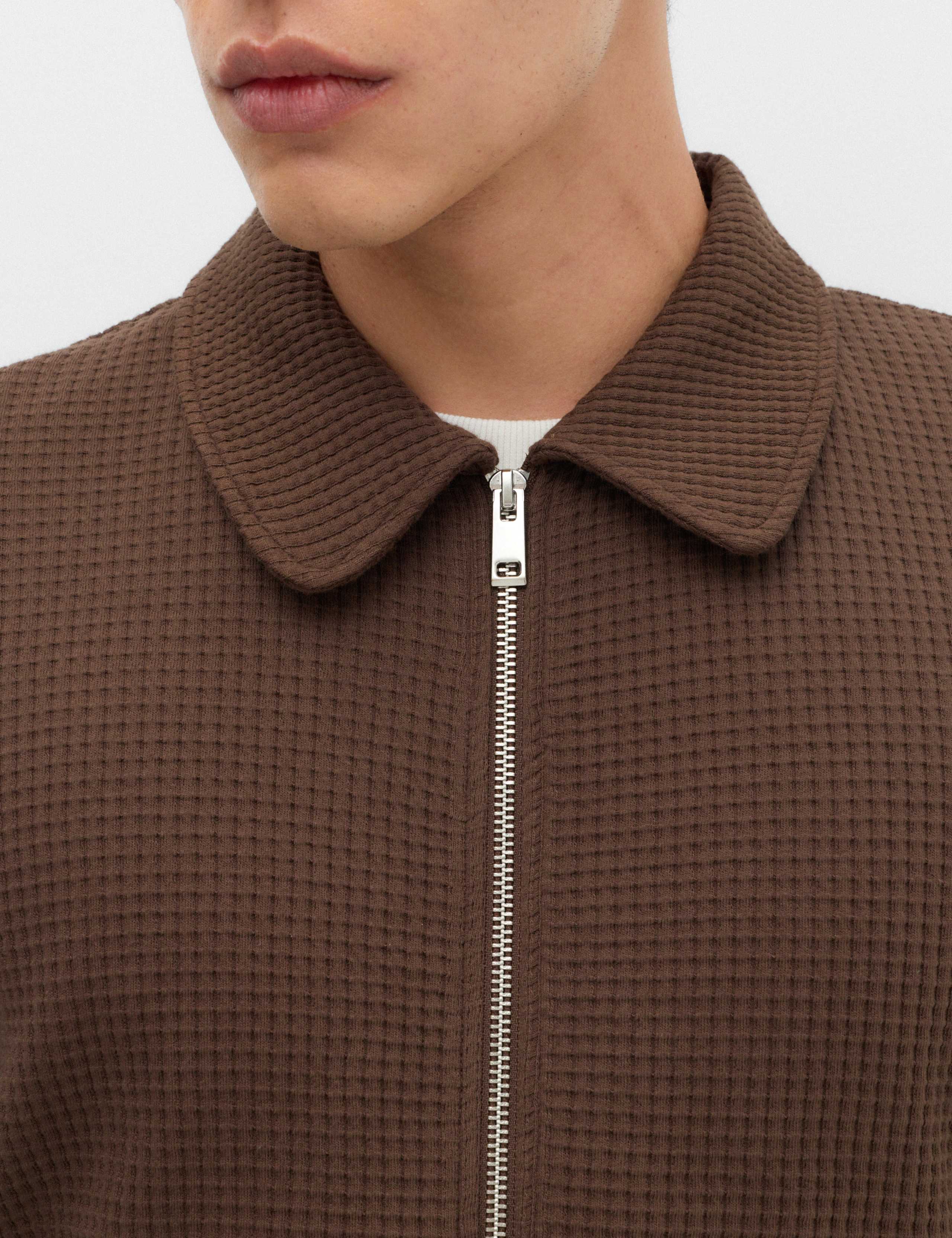 Pure Cotton Exploded Waffle Jacket 3 of 6