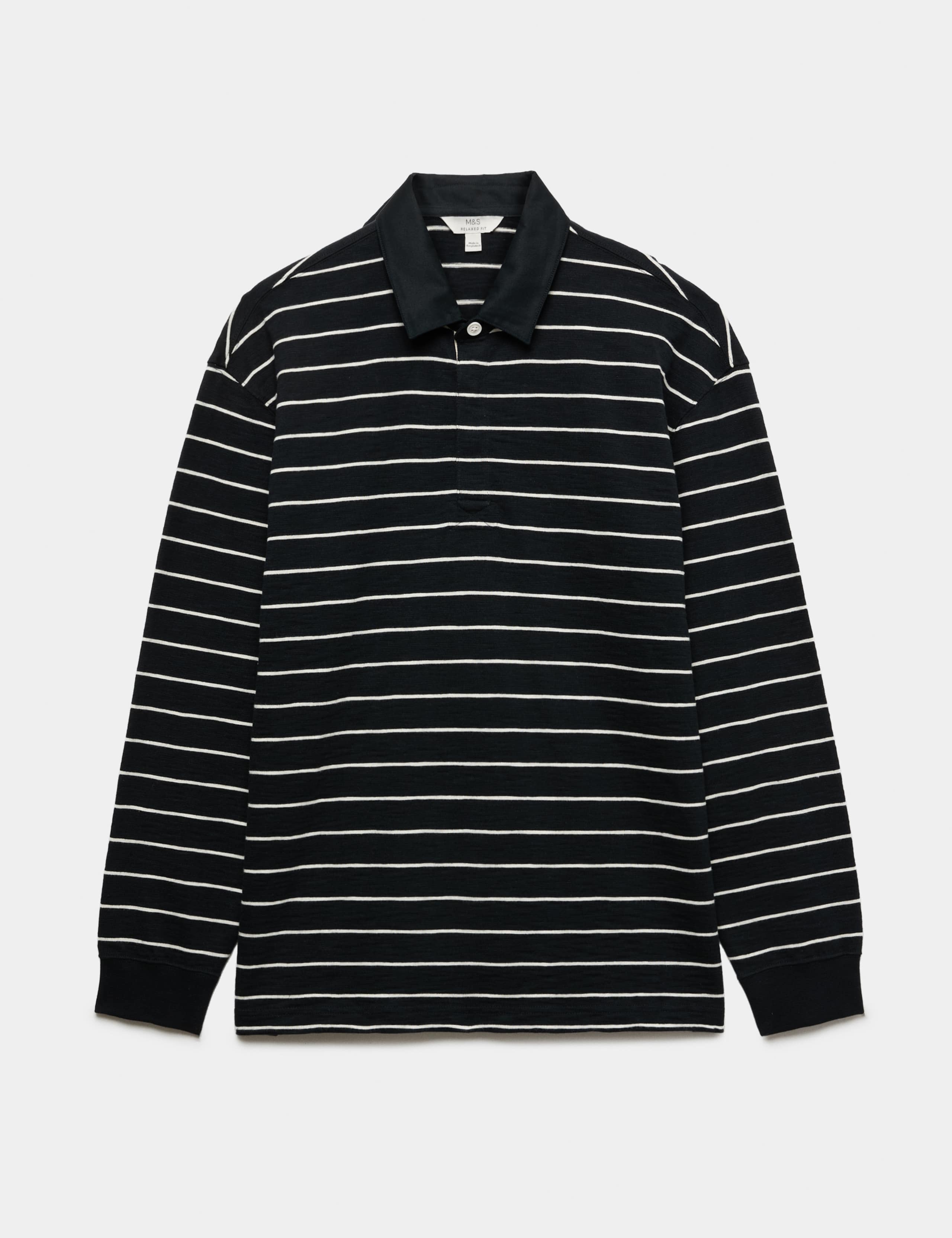 Pure Cotton Striped Long Sleeve Rugby Shirt 2 of 6