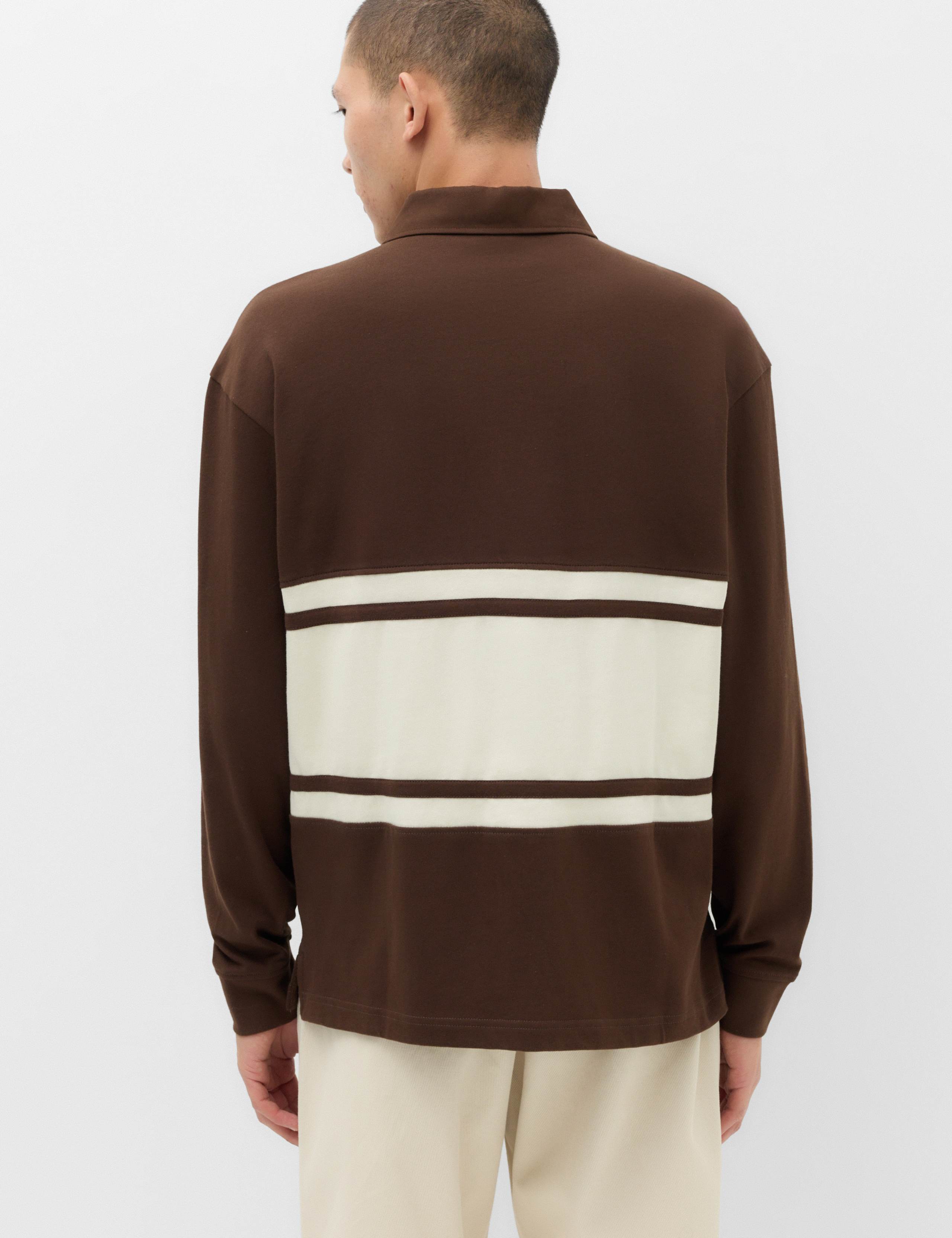 Pure Cotton Chest Stripe Rugby 4 of 5