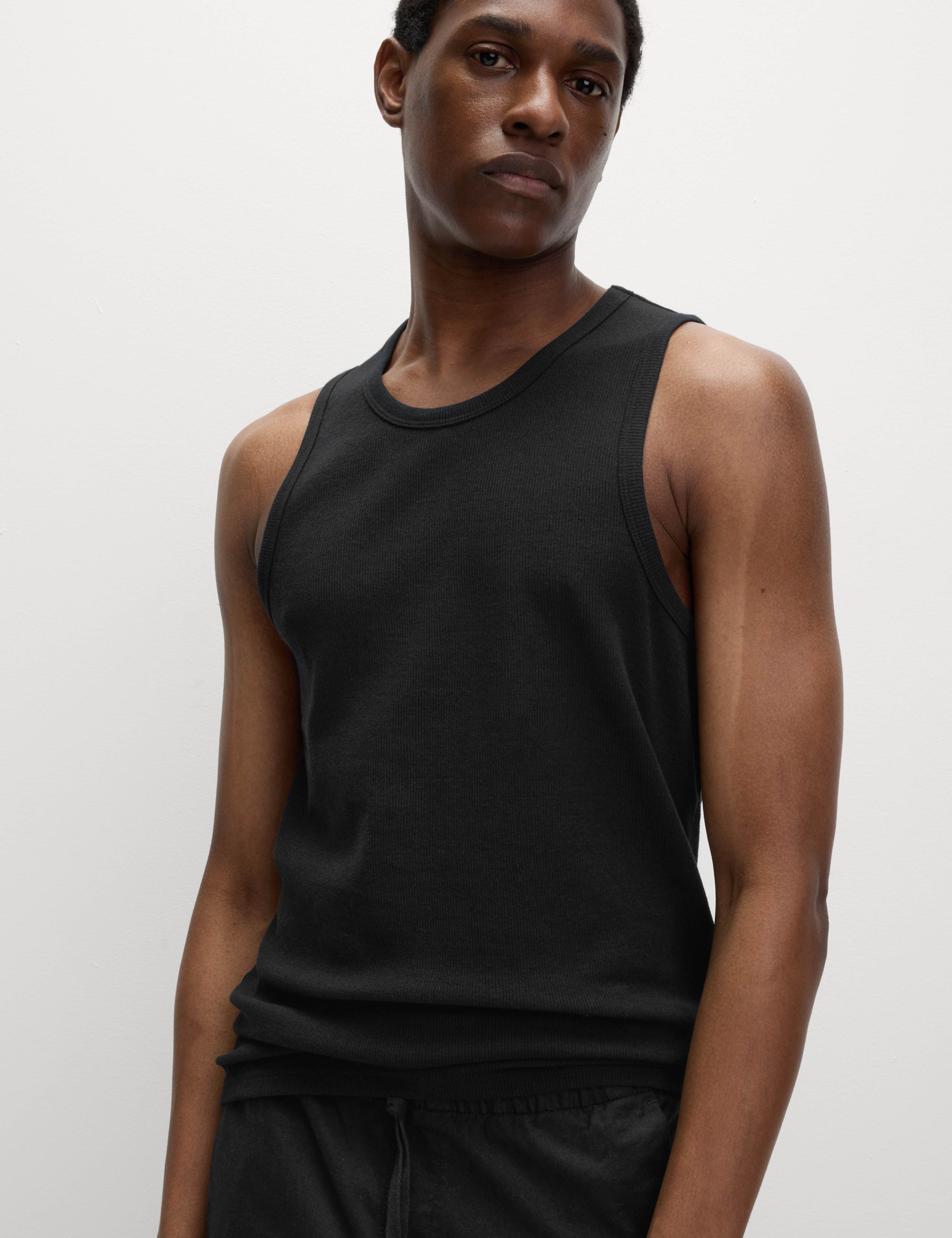 Cotton Rich Ribbed Vest 3 of 5