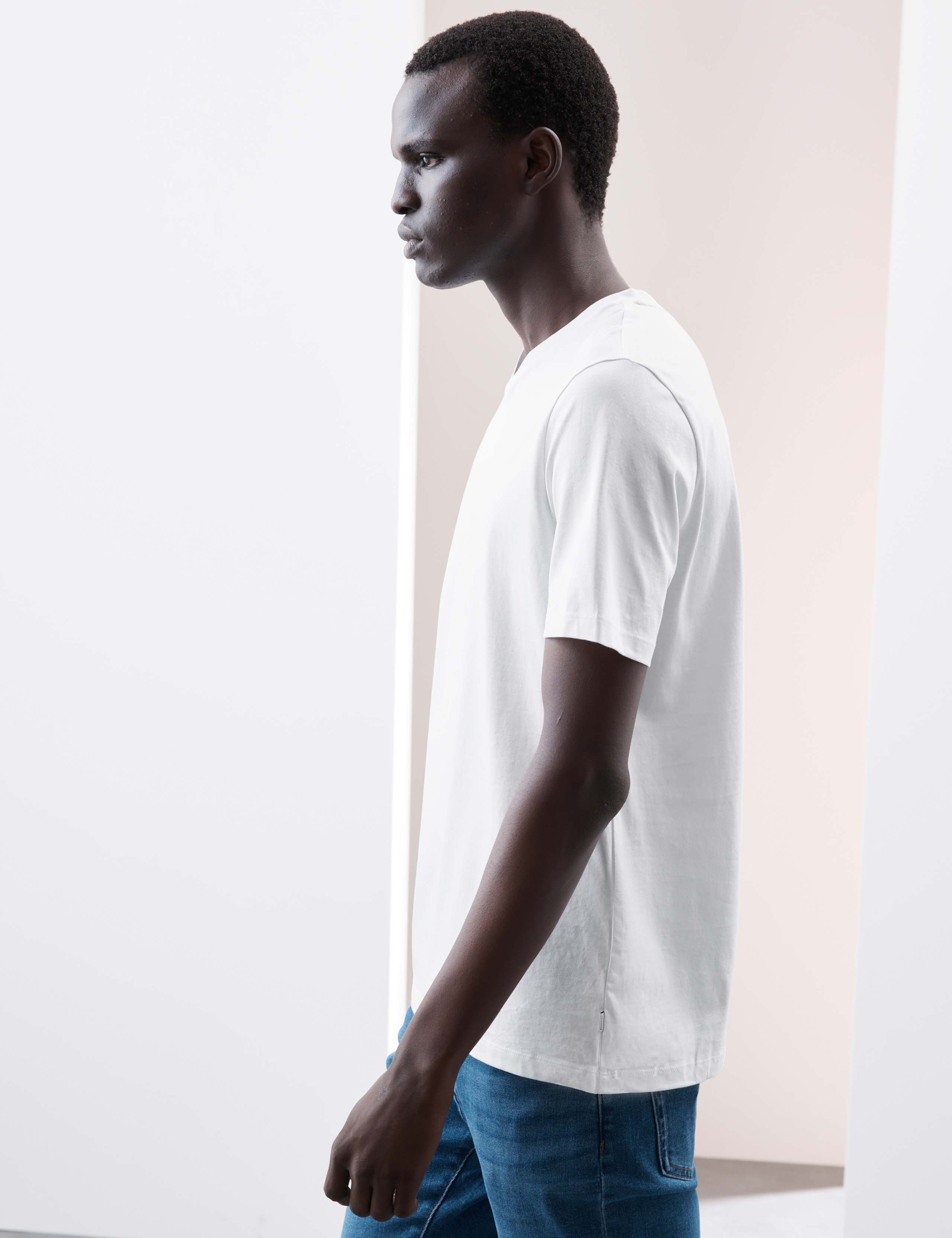 3pk Pure Supima® Cotton V-neck T-Shirts 7 of 7