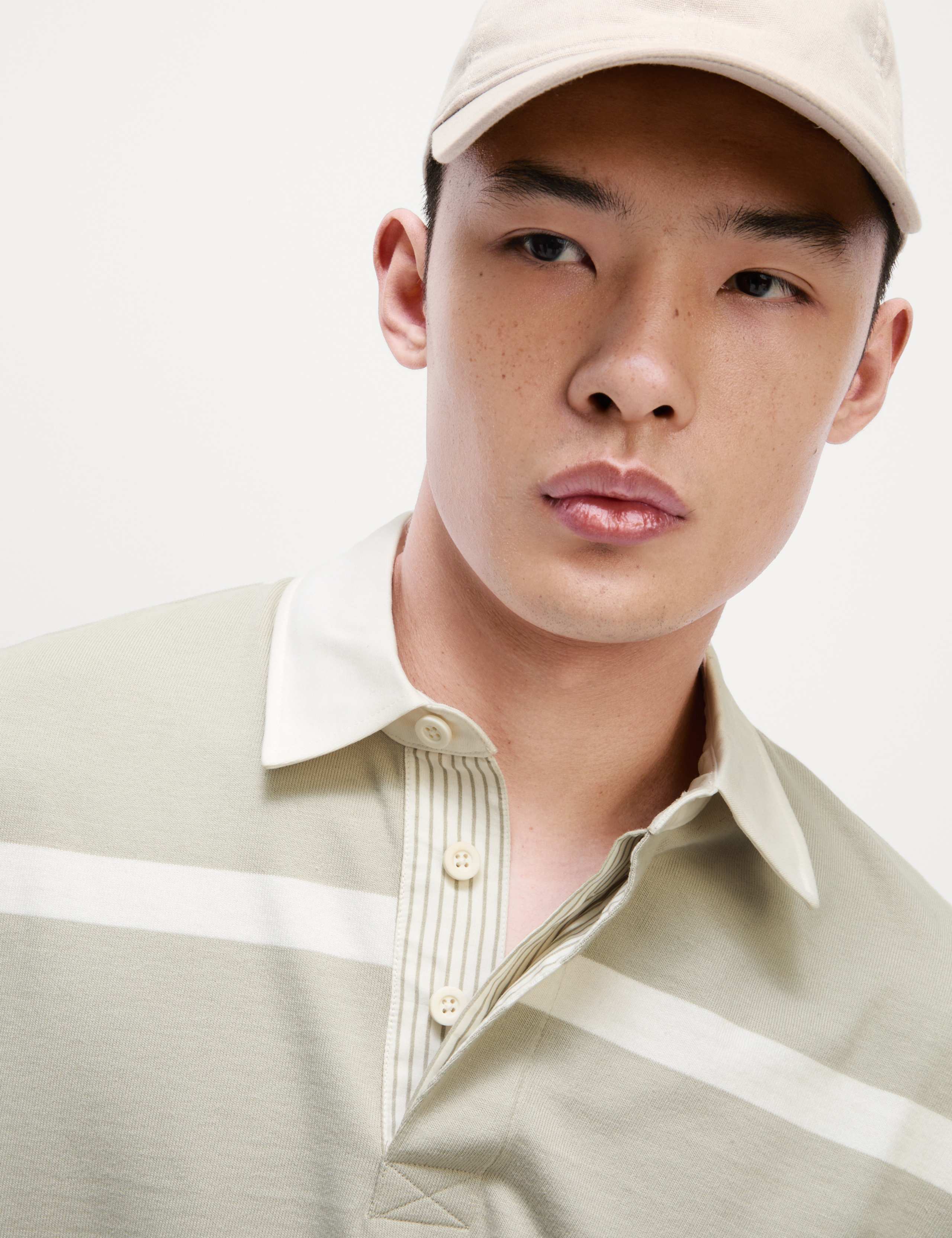 Pure Cotton Striped Rugby Shirt 1 of 5