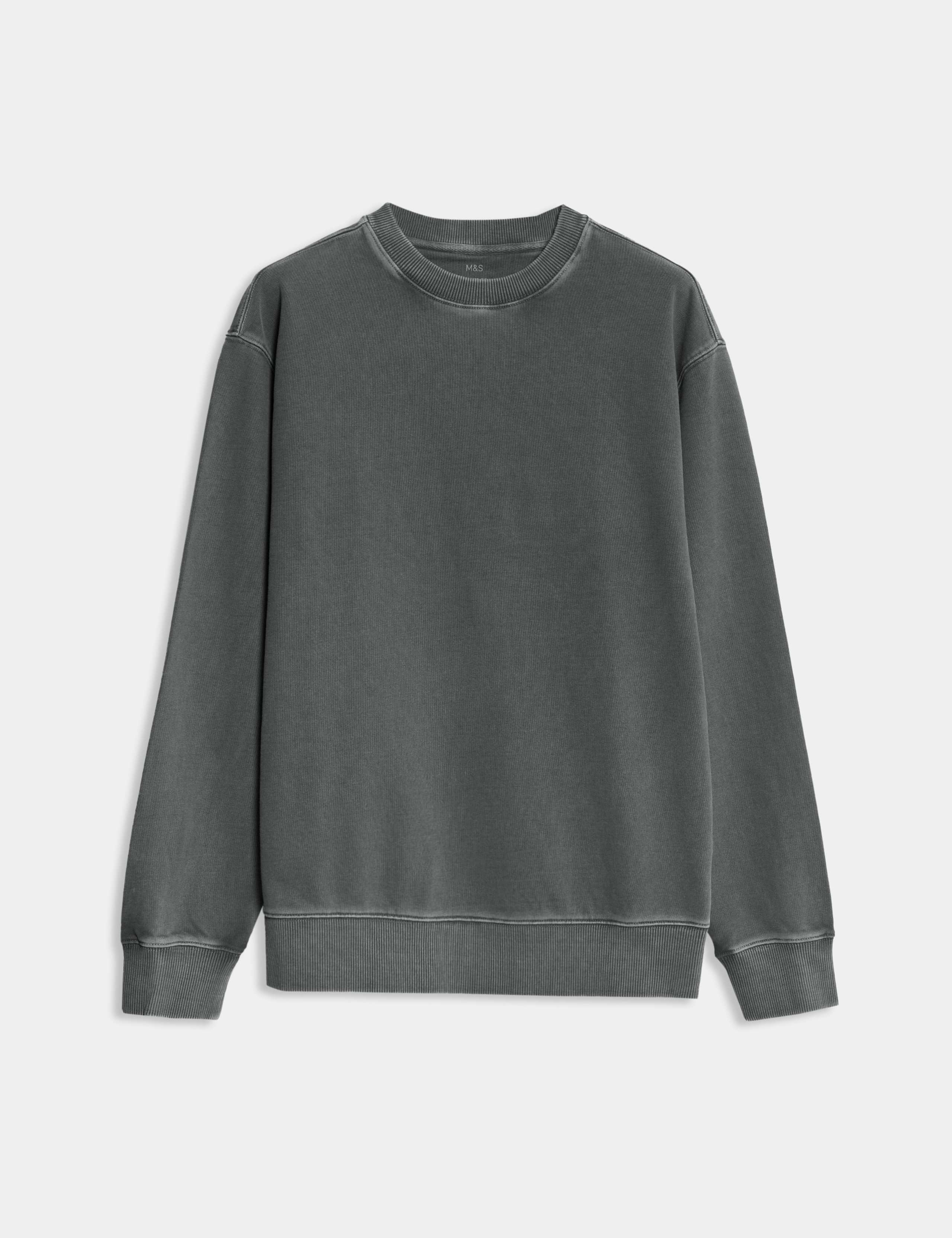 Pure Cotton Garment Dye Sweatshirt 2 of 7