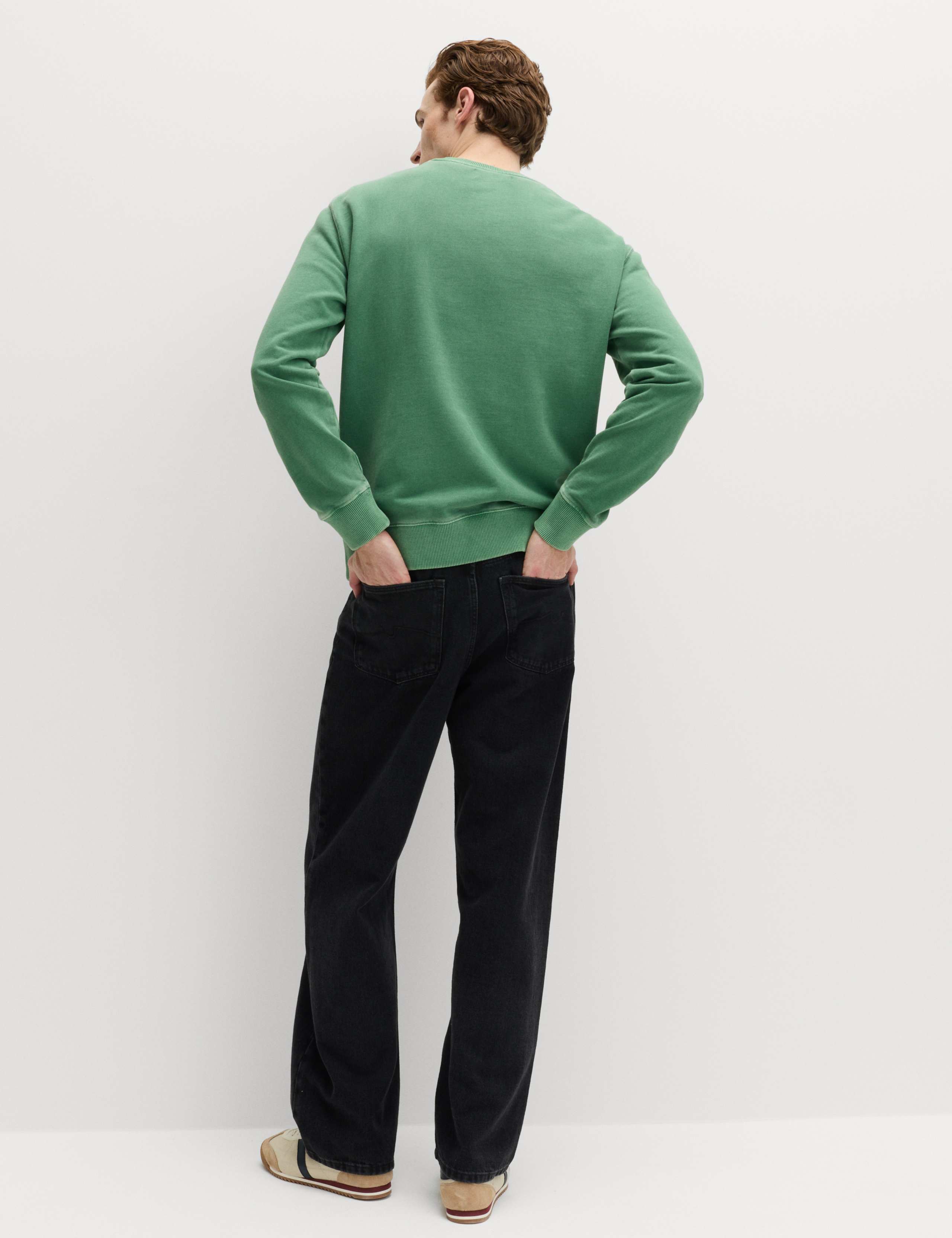 Pure Cotton Garment Dye Sweatshirt 3 of 5