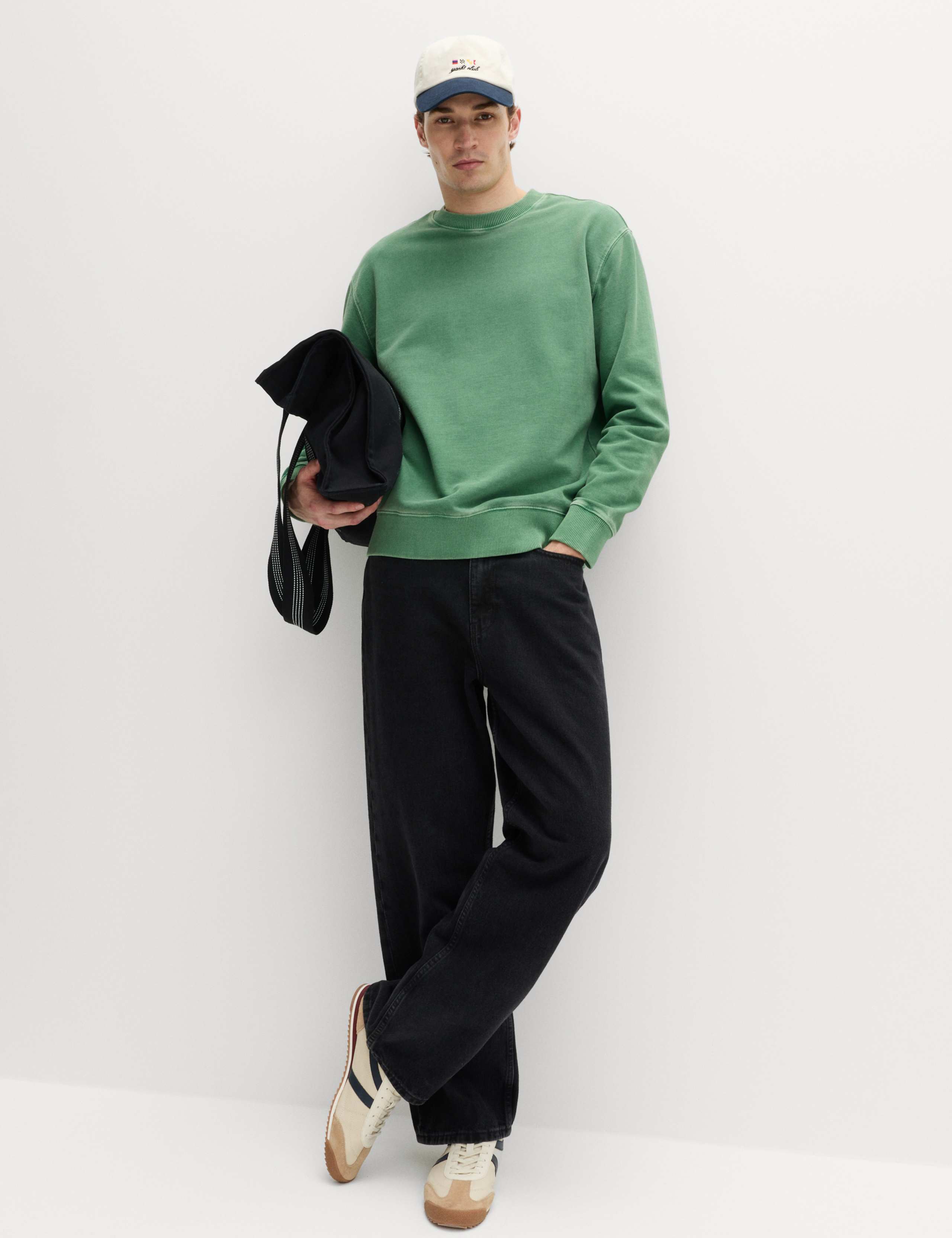 Pure Cotton Garment Dye Sweatshirt 5 of 5