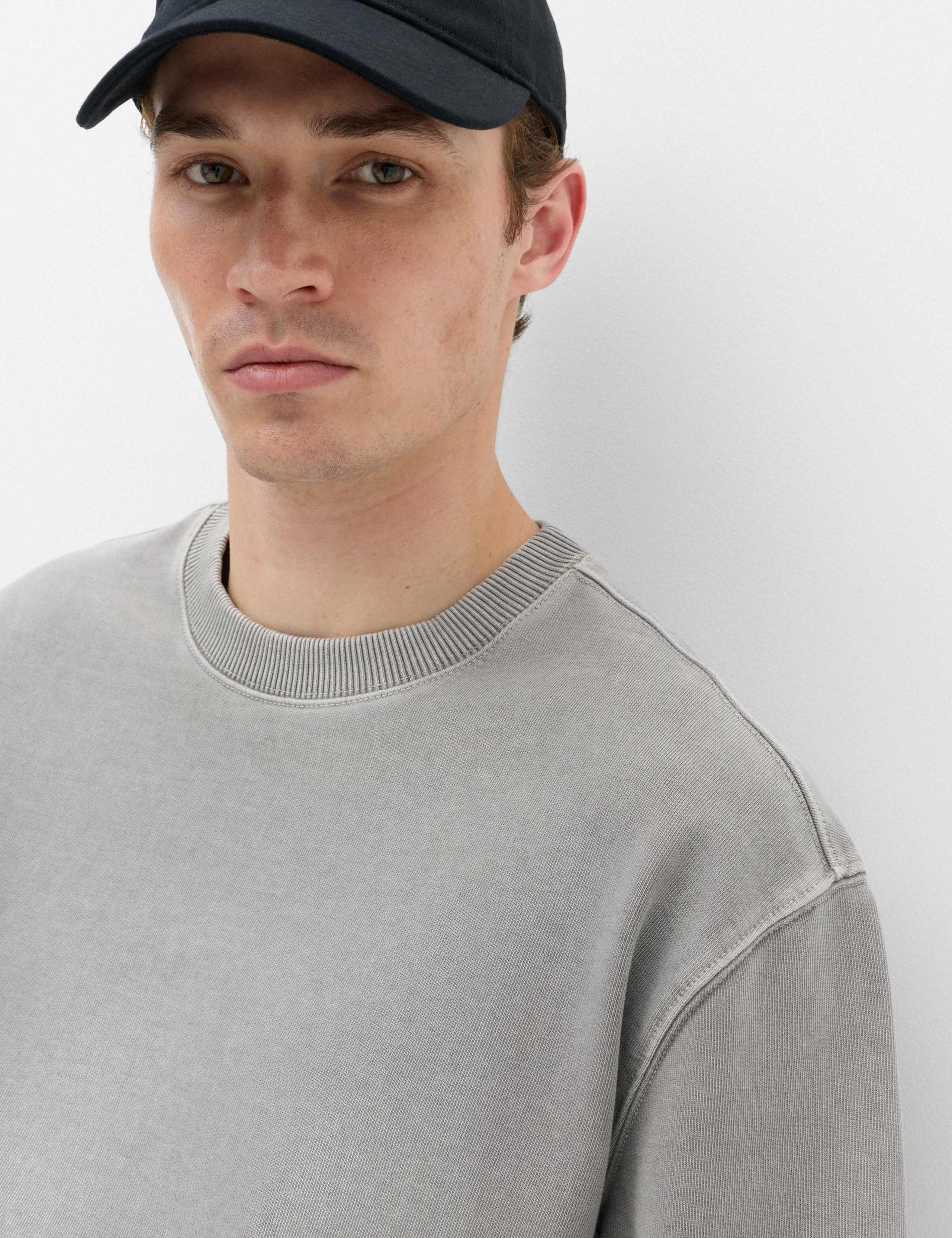 Pure Cotton Garment Dye Sweatshirt 3 of 4