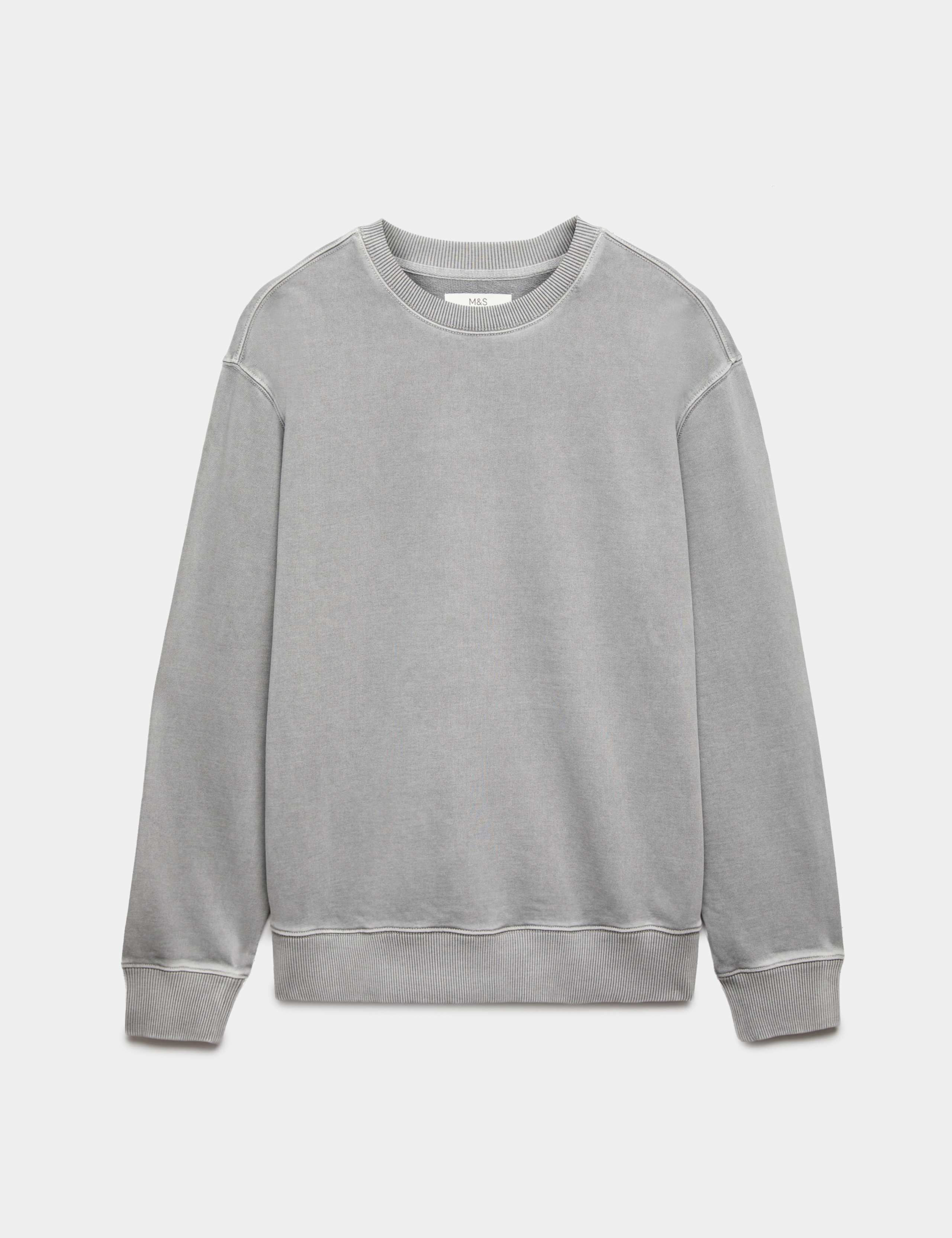 Pure Cotton Garment Dye Sweatshirt 2 of 4