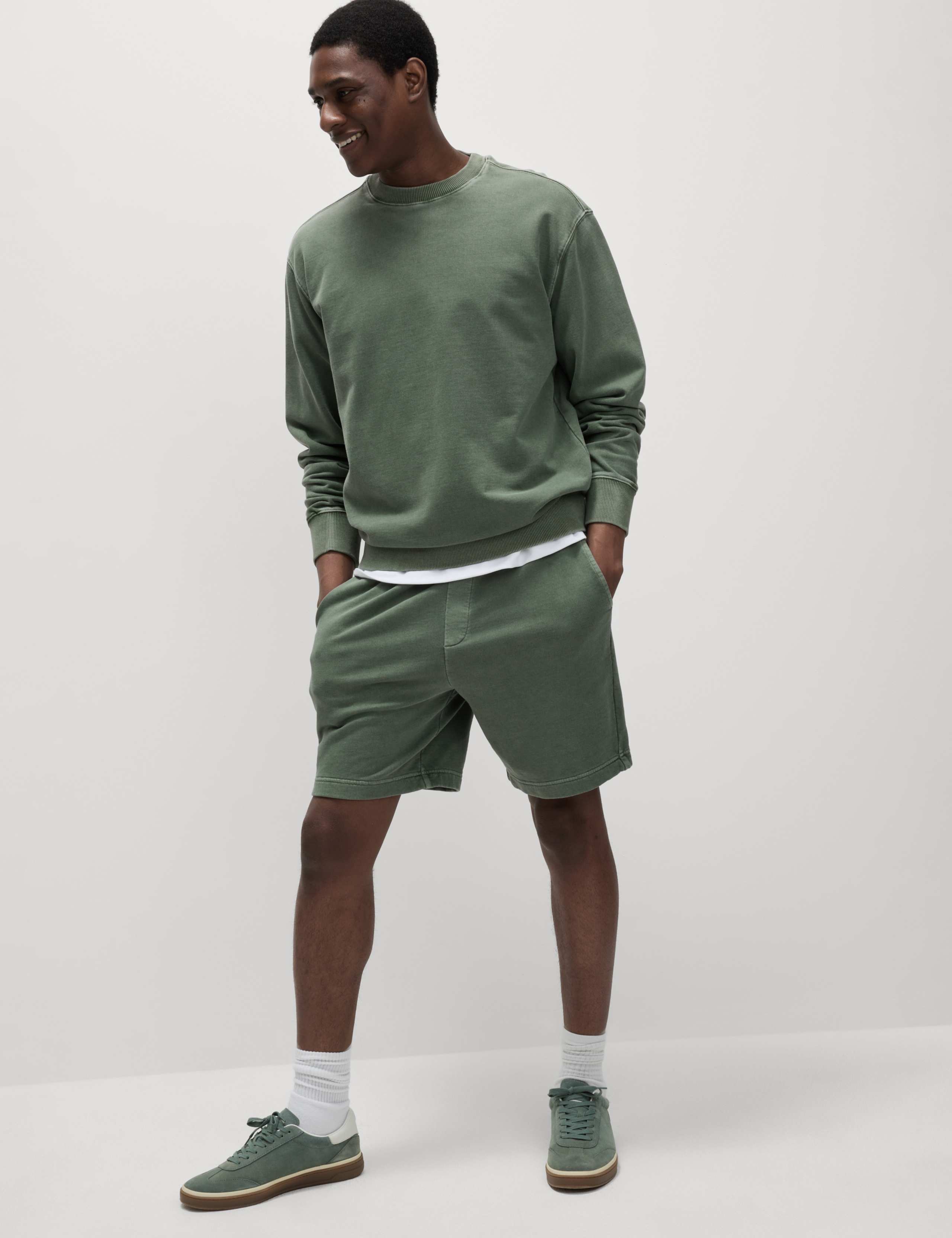 Pure Cotton Garment Dye Sweatshirt 5 of 6