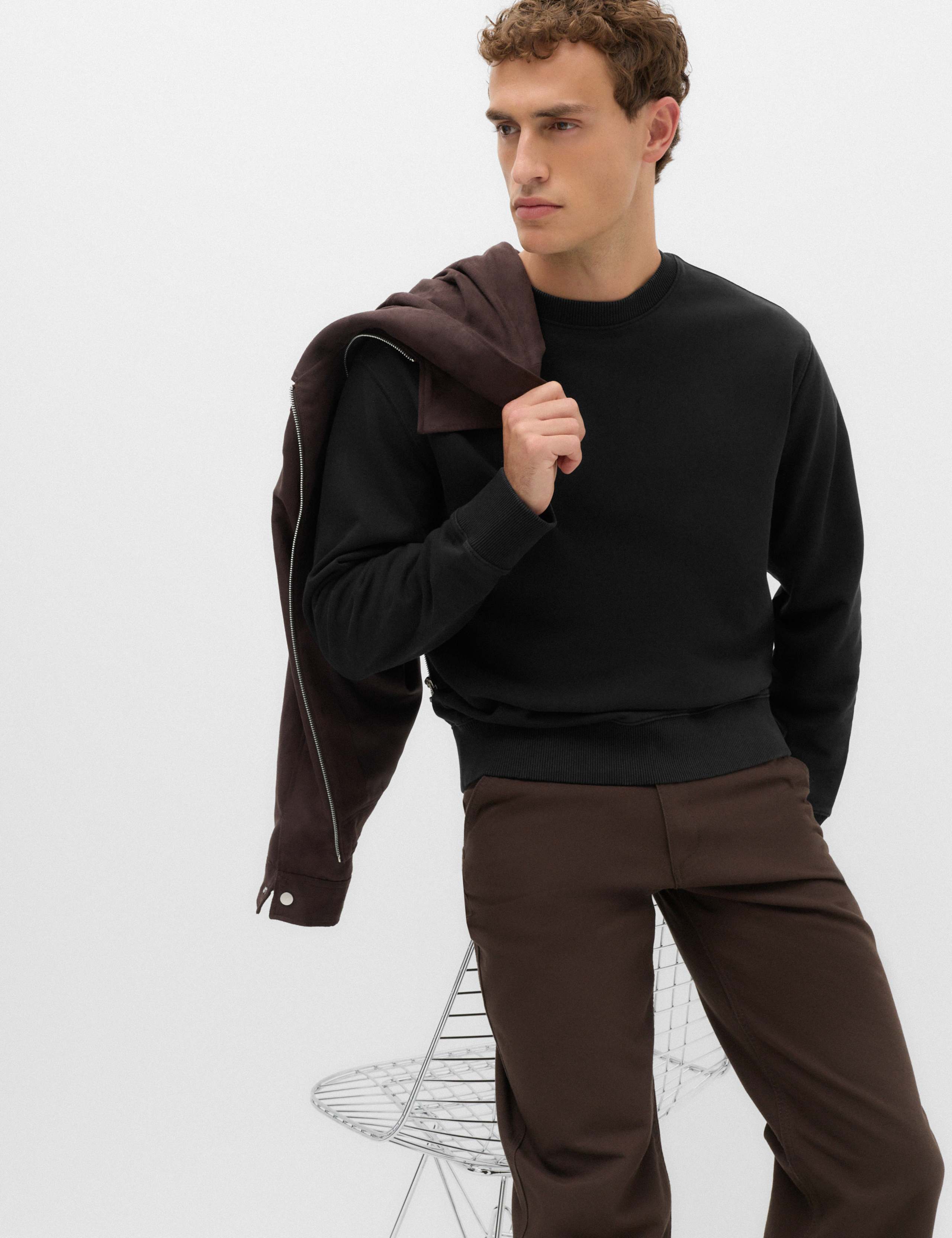 Pure Cotton Garment Dye Sweatshirt 6 of 6