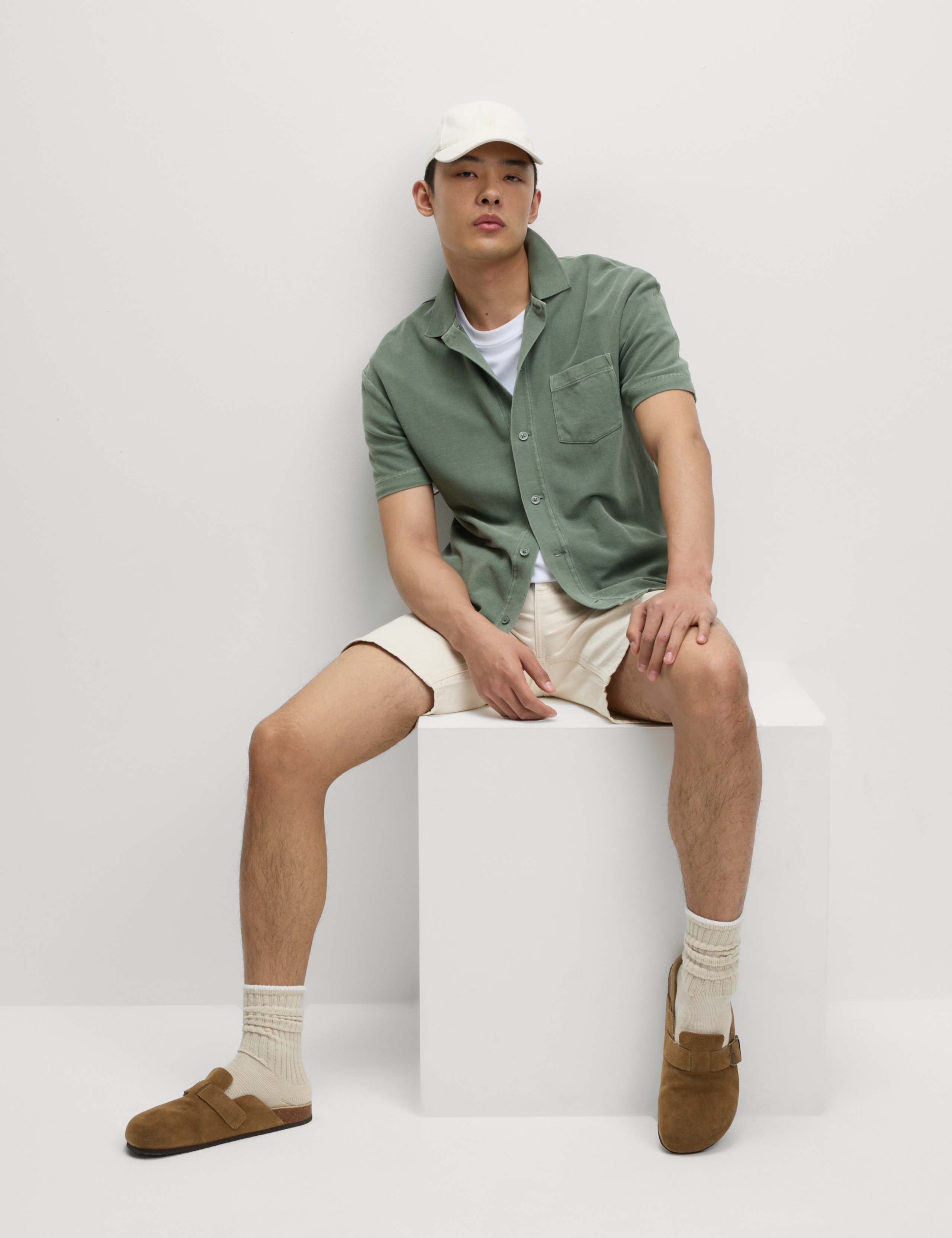 Relaxed Fit Pure Cotton Textured Polo Shirt 6 of 6