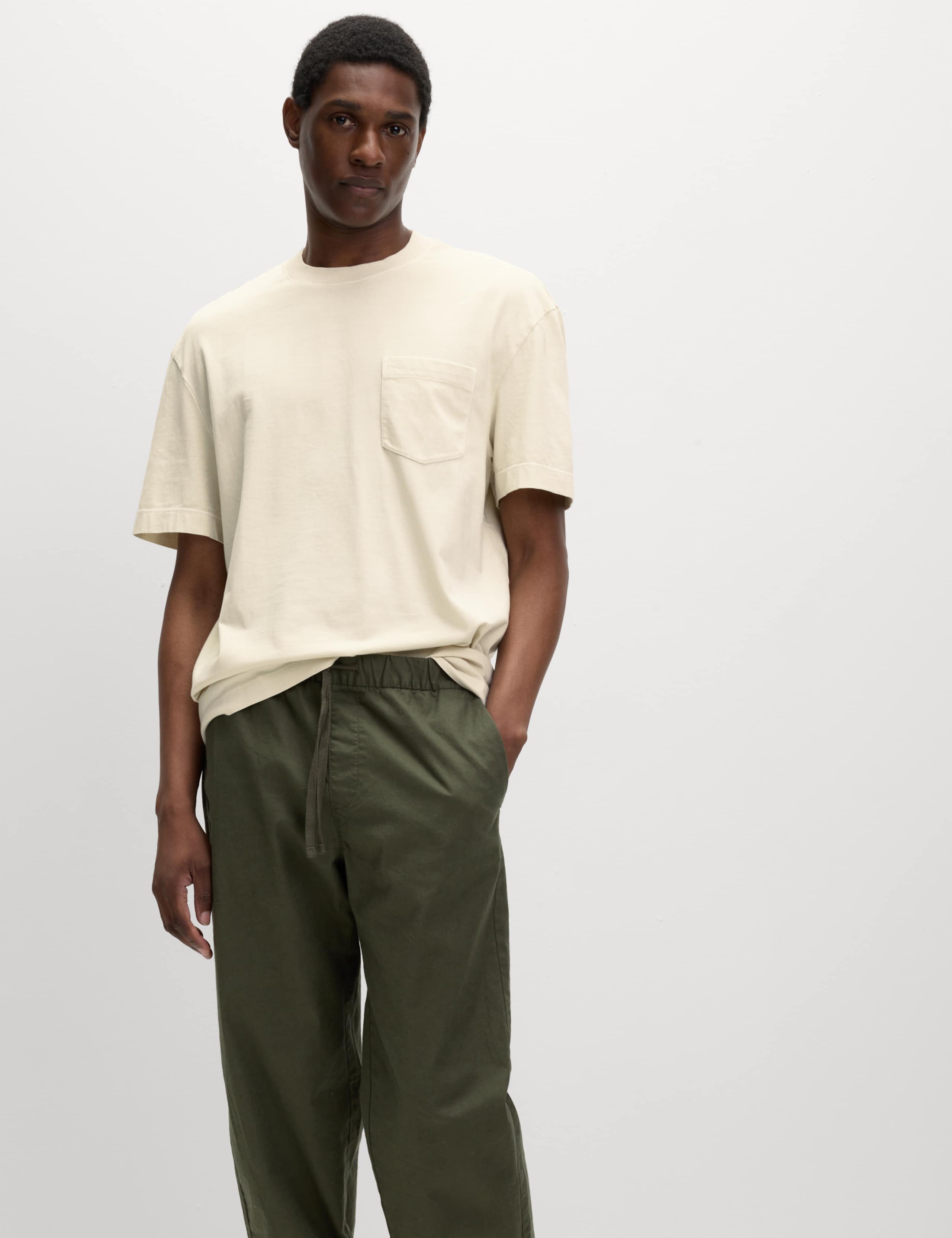 Pure Cotton Garment Dyed T-Shirt 4 of 5