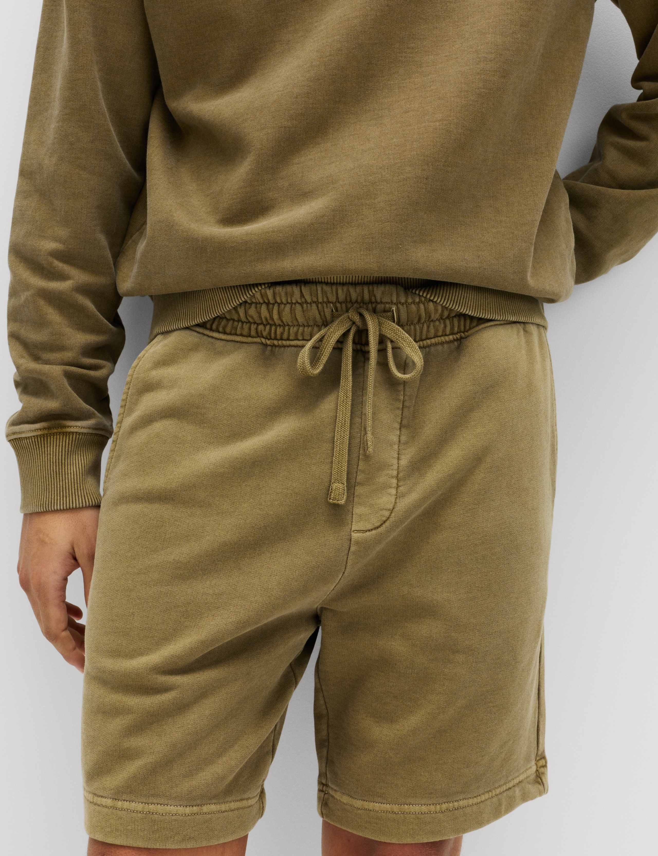 Relaxed Fit Pure Cotton Garment Dye Short 5 of 6