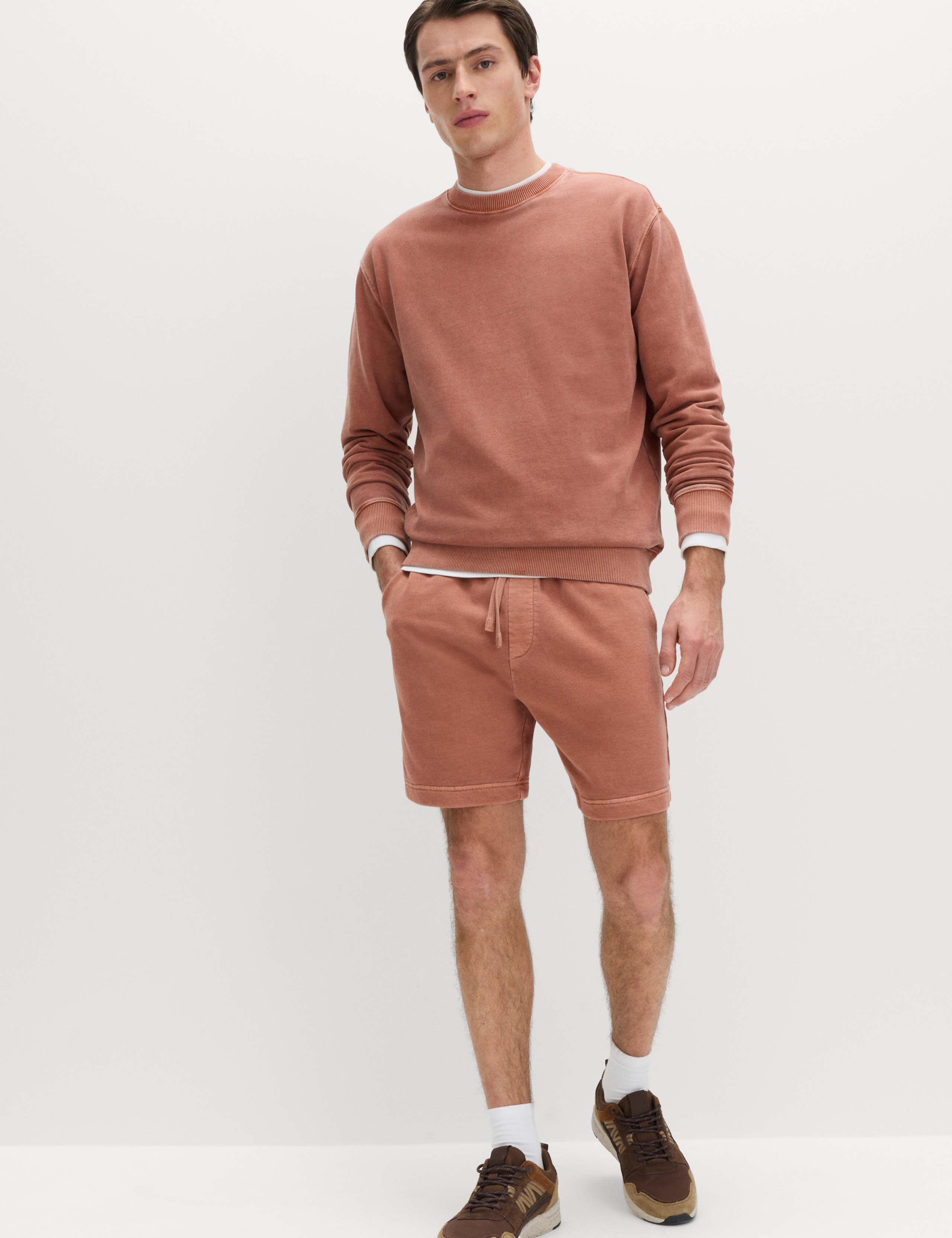 Relaxed Fit Pure Cotton Garment Dye Short 3 of 6