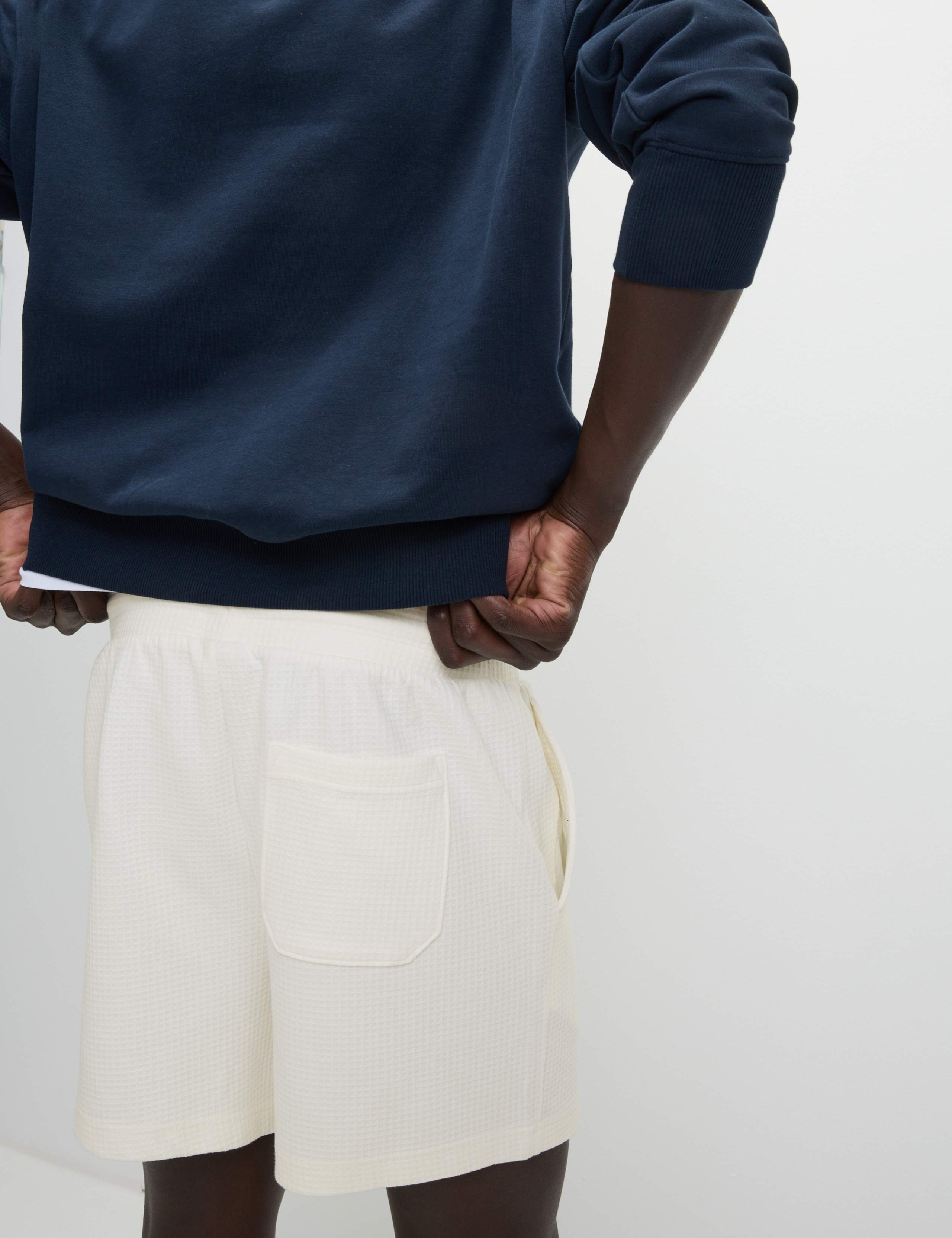 Waffle Pure Cotton Regular Fit Shorts 3 of 6