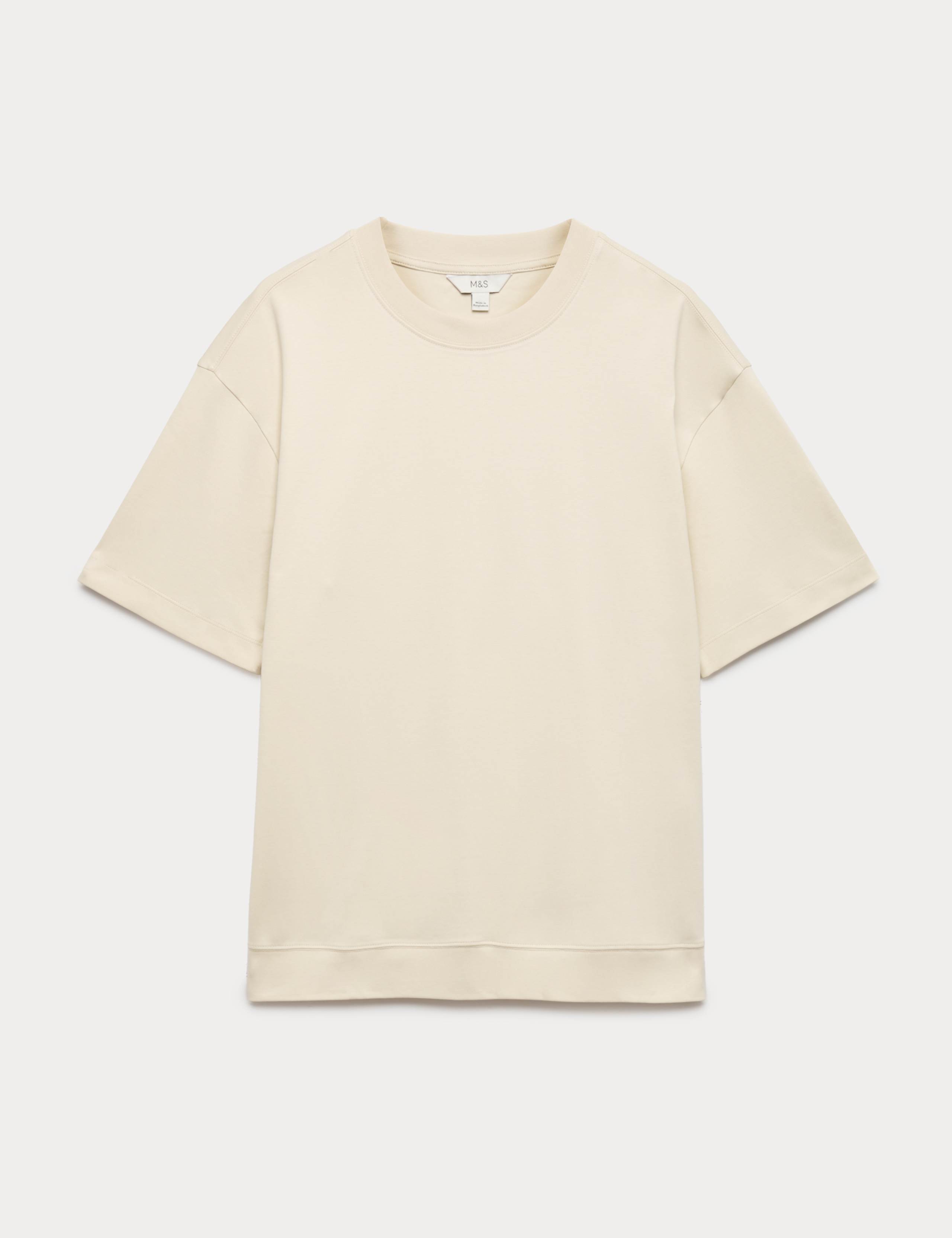 Relaxed Fit Heavy Weight Crew Neck T-Shirt 2 of 6