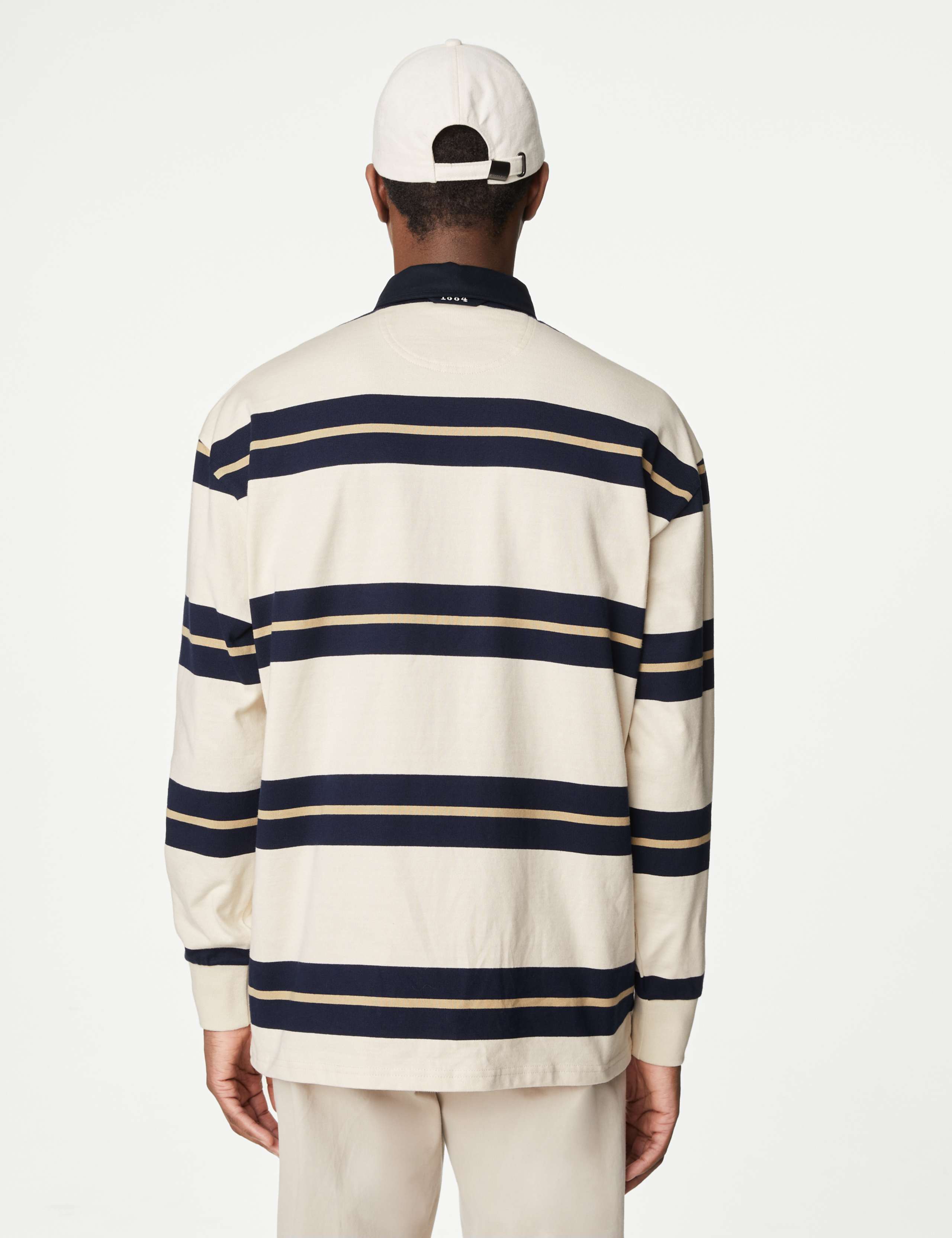 Pure Cotton Striped Rugby Shirt 5 of 5