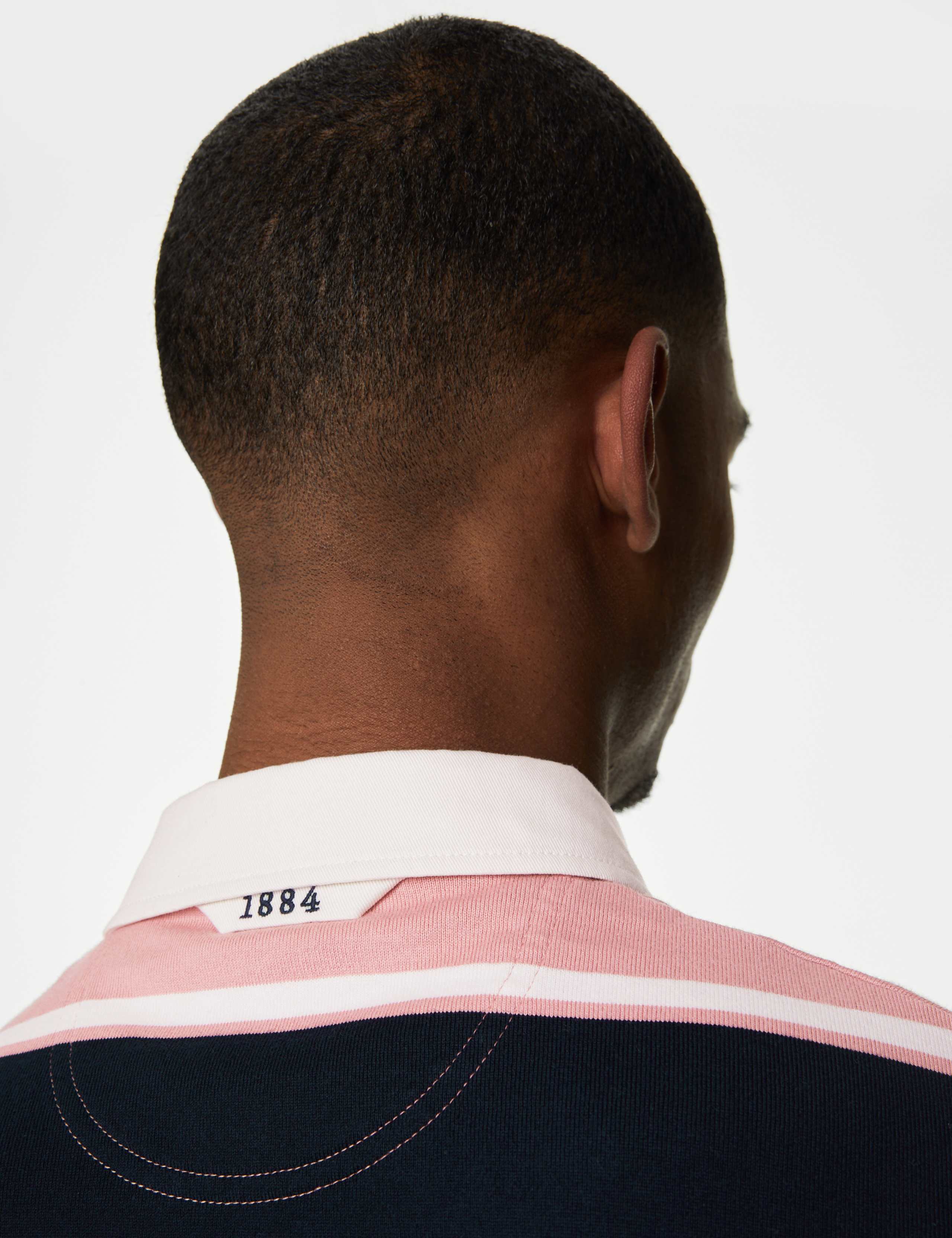 Oversized Pure Cotton Short Sleeve Rugby Shirt 3 of 5