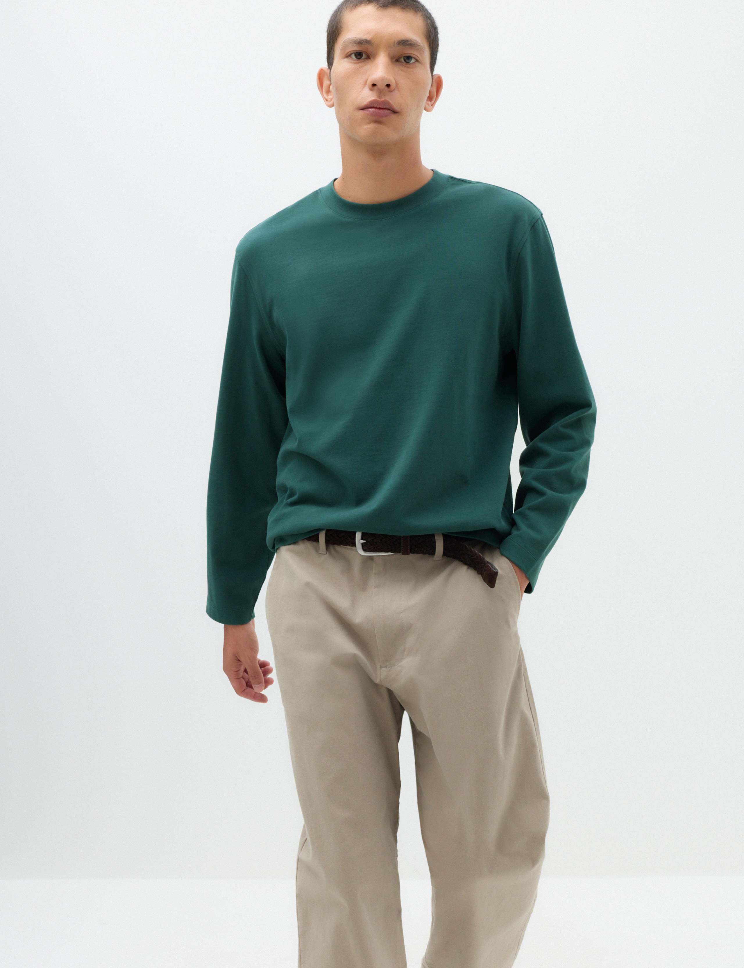 Pure Cotton Soft Touch Long Sleeve T-Shirt 5 of 5