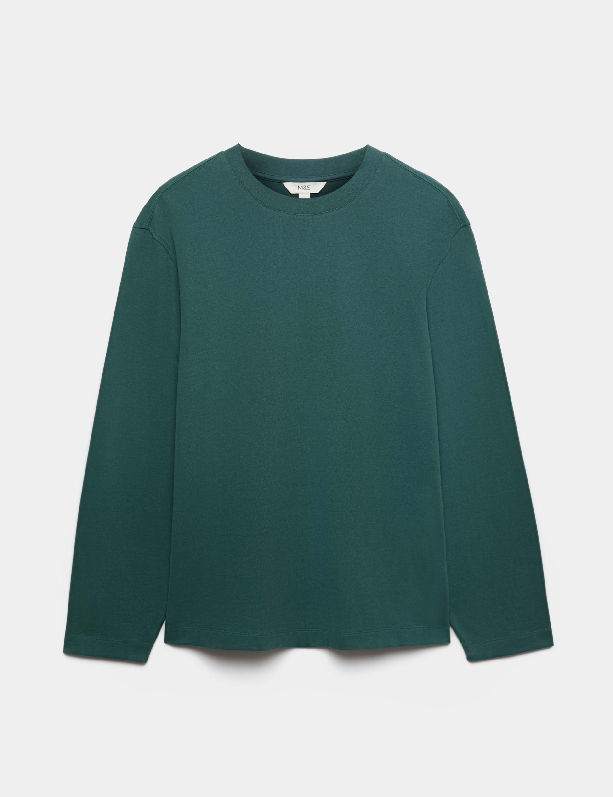 Pure Cotton Soft Touch Long Sleeve T-Shirt 2 of 5