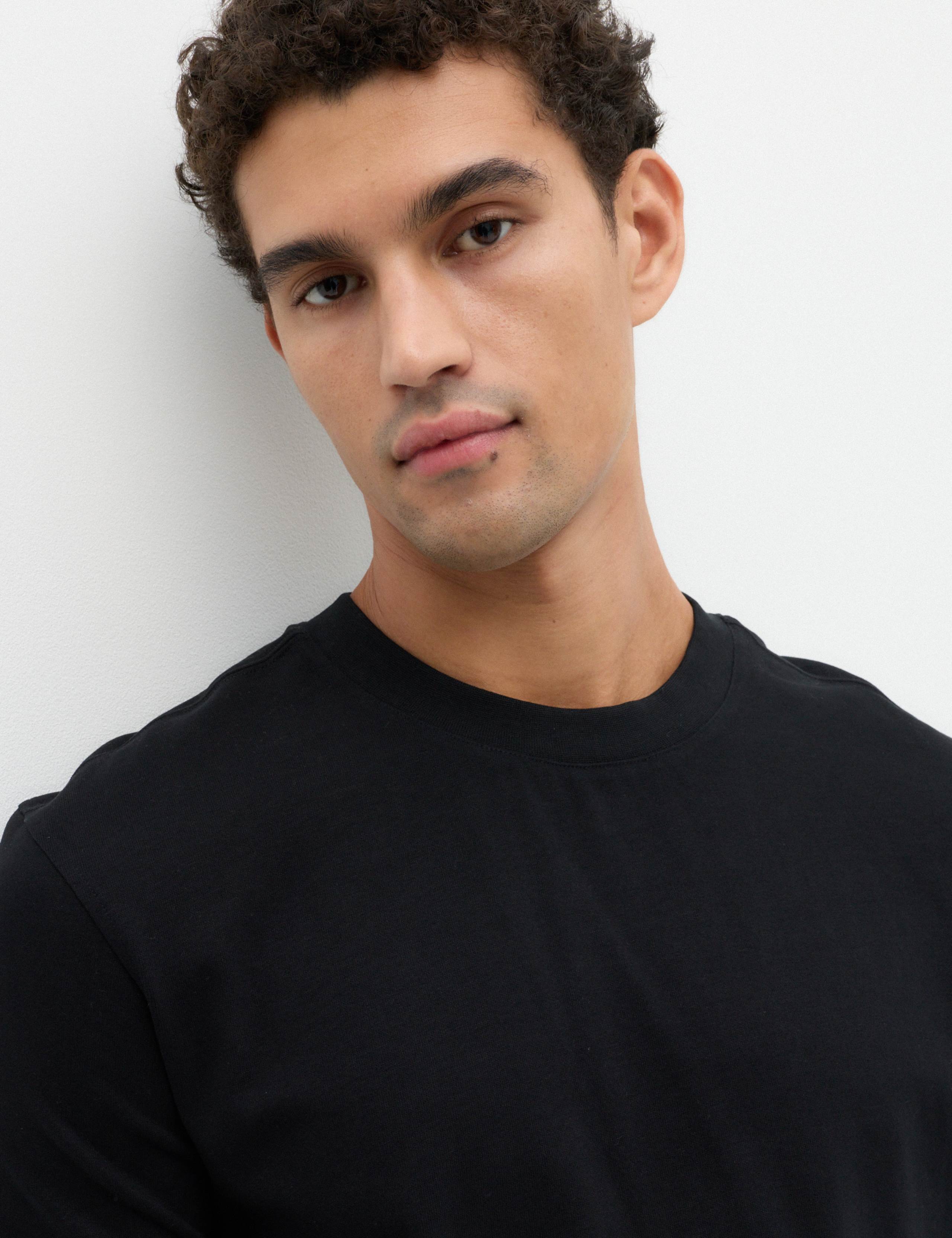 Pure Cotton Soft Touch Long Sleeve T-Shirt 3 of 5