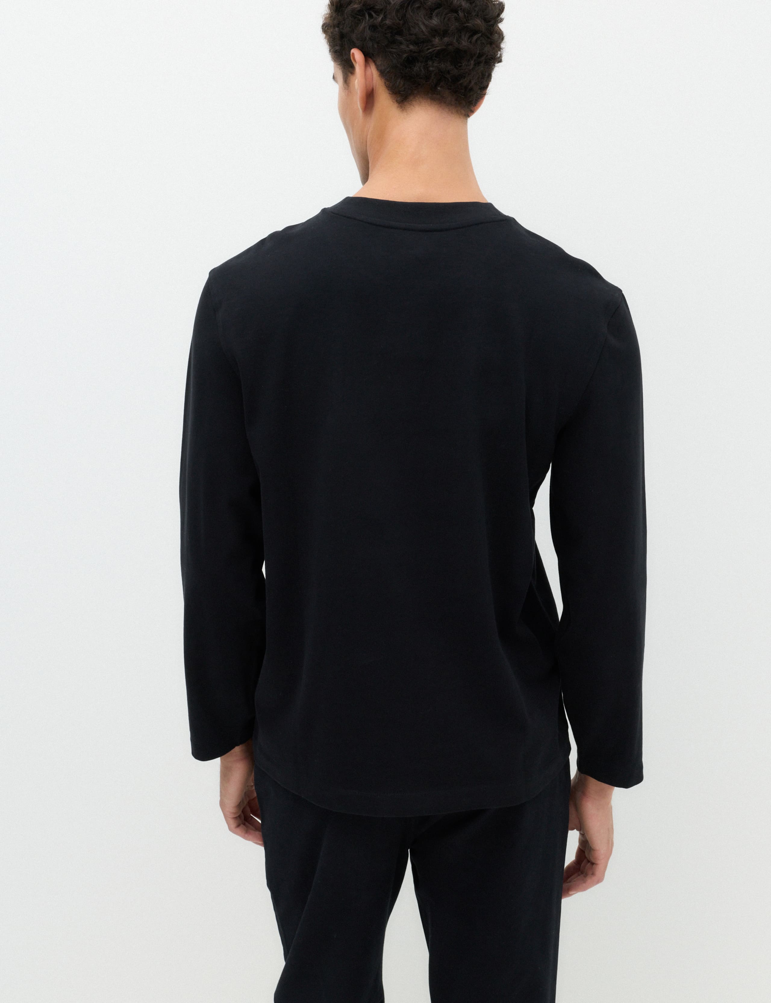 Pure Cotton Soft Touch Long Sleeve T-Shirt 4 of 5