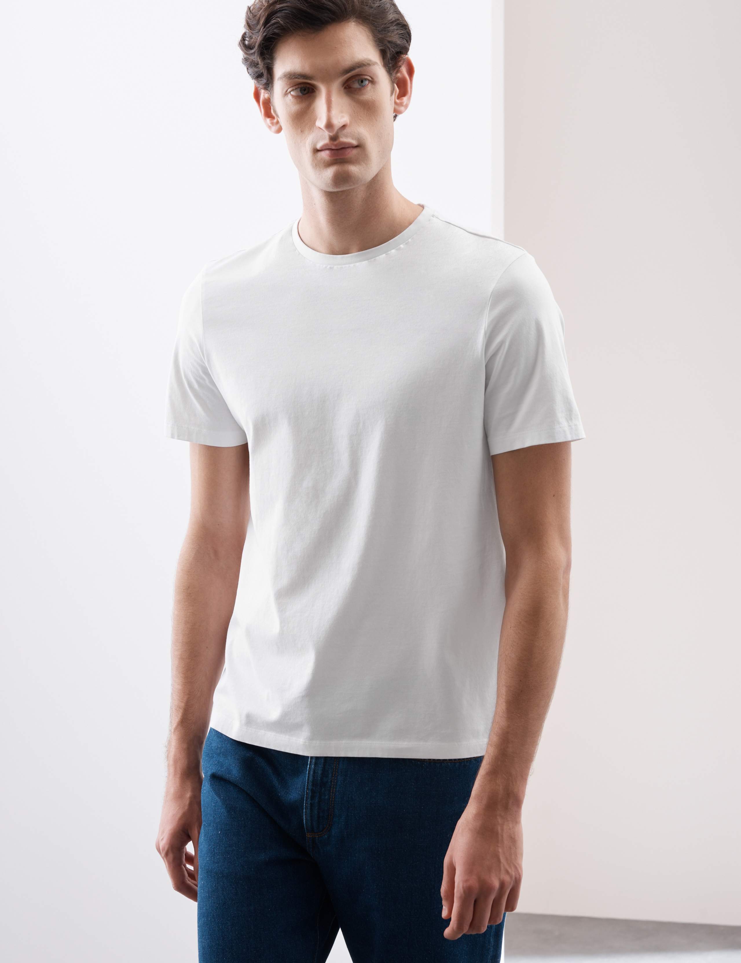 3pk Pure Supima® Cotton T-Shirts 4 of 7