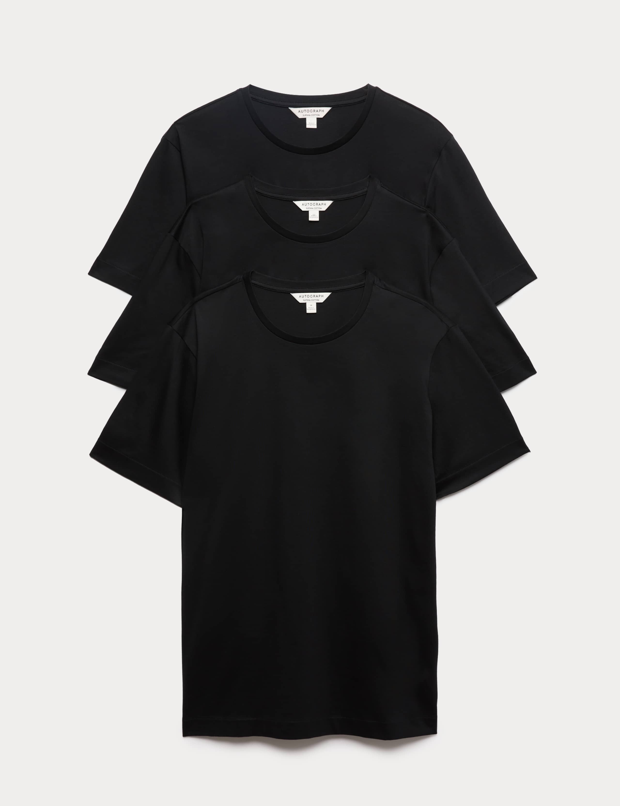 3 Pack Pure Supima® Cotton T-Shirts 1 of 1